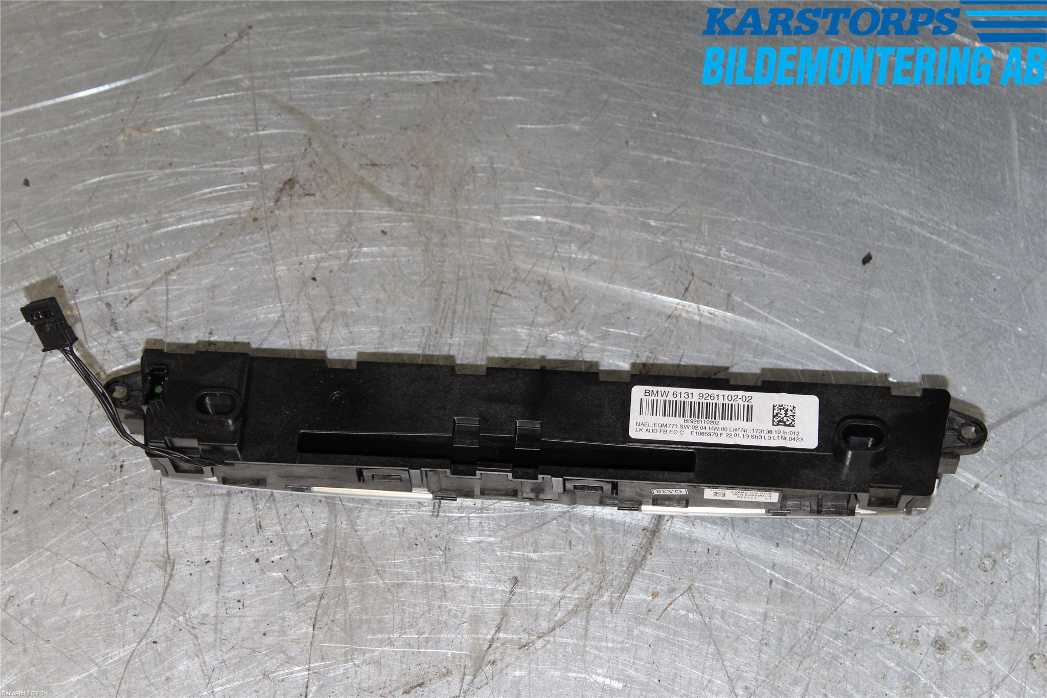 BMW 1 F20/F21 11-19 Cd Radio - Multimediapanel