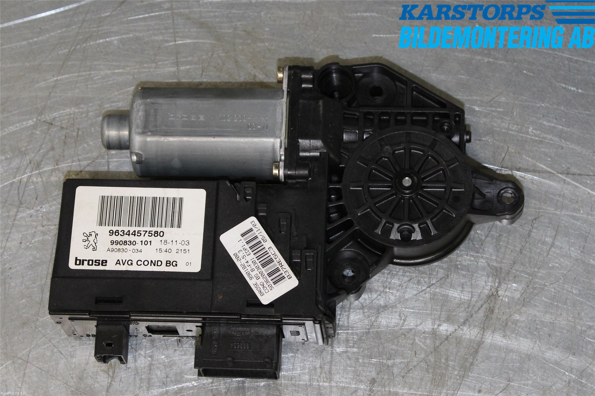 Peugeot 307     01-05 Fönsterhissmotor