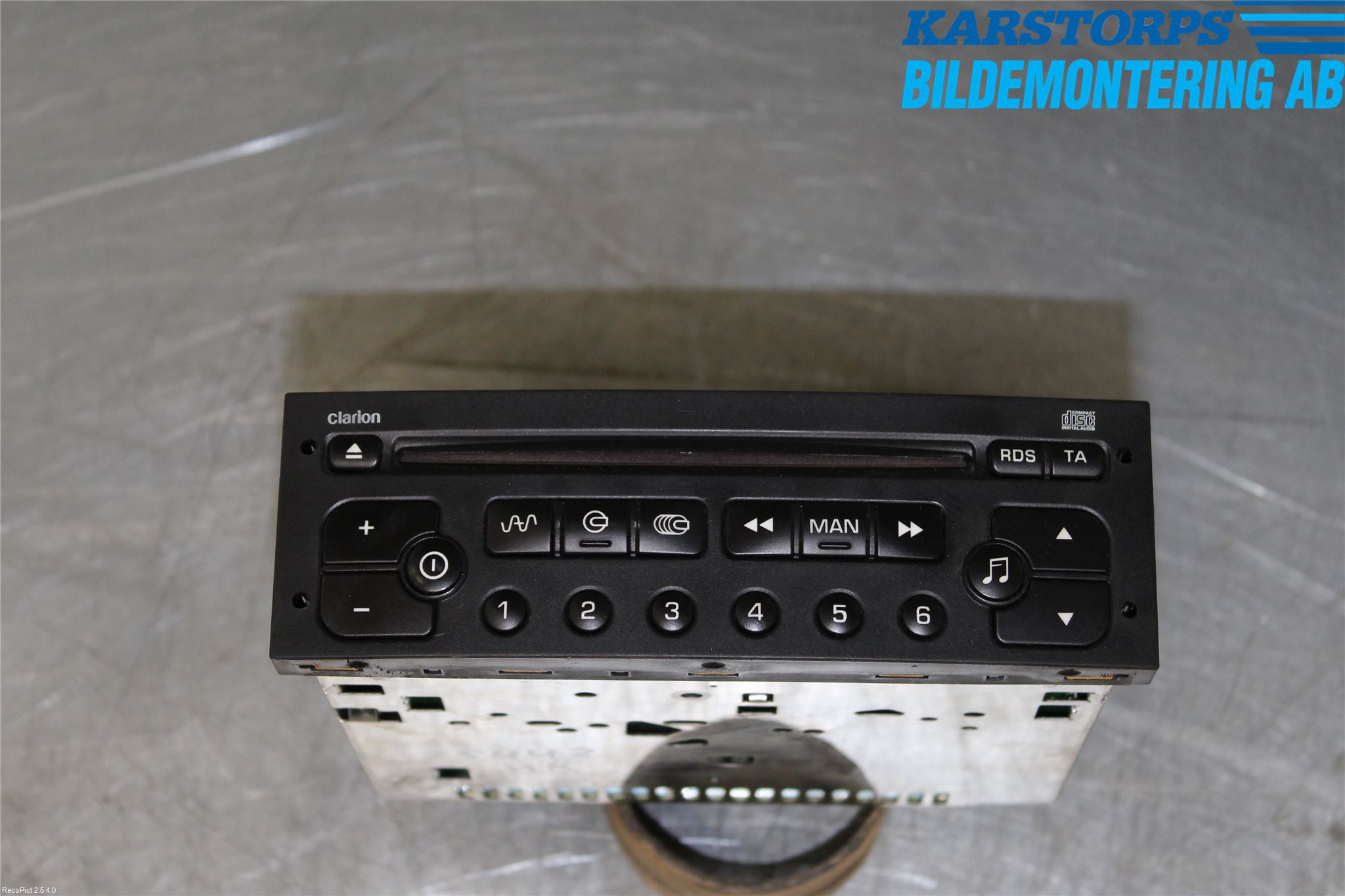 Peugeot 307     01-05 Cd Radio - Multimediapanel