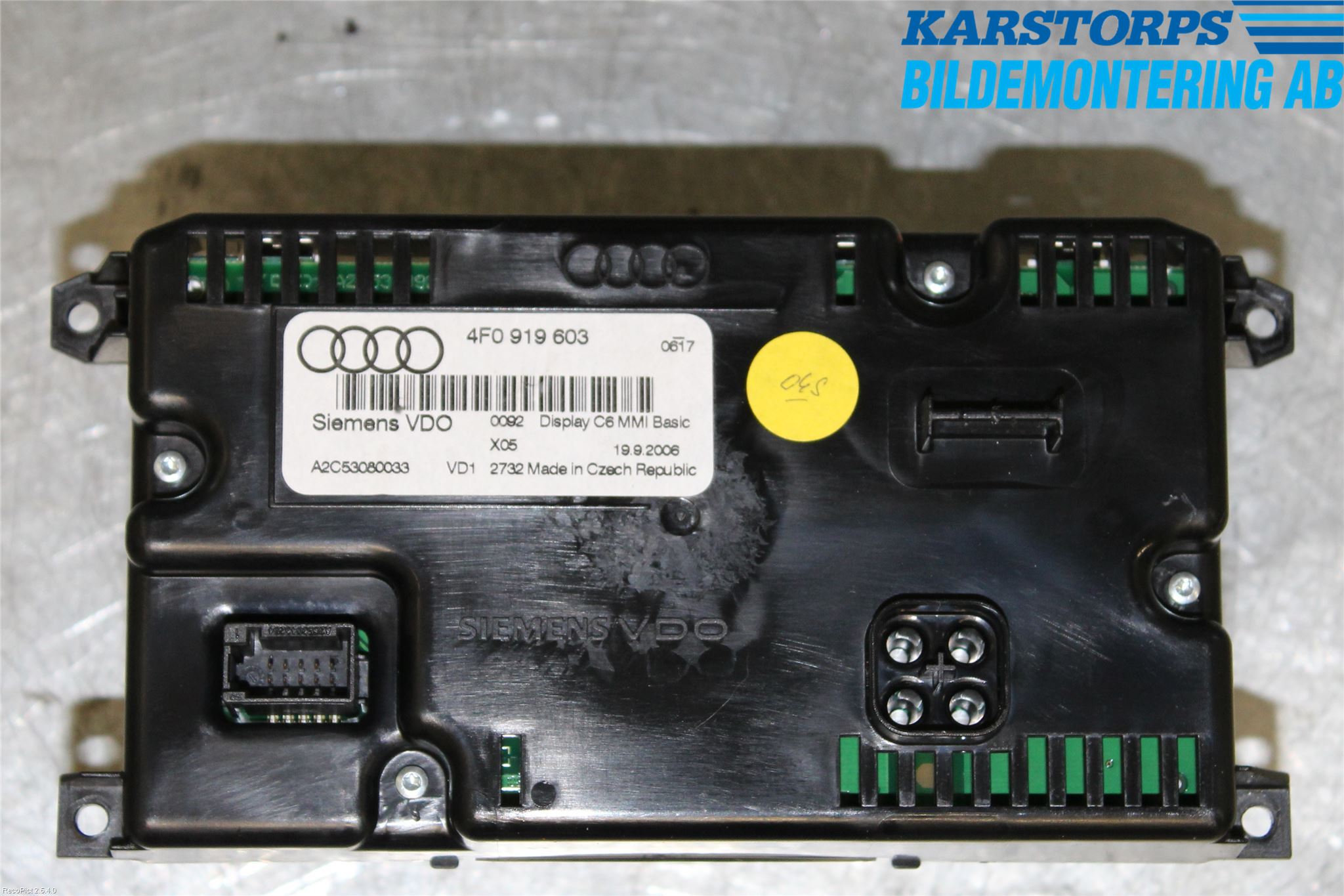 Audi A6/S6     05-11 Bildskärm