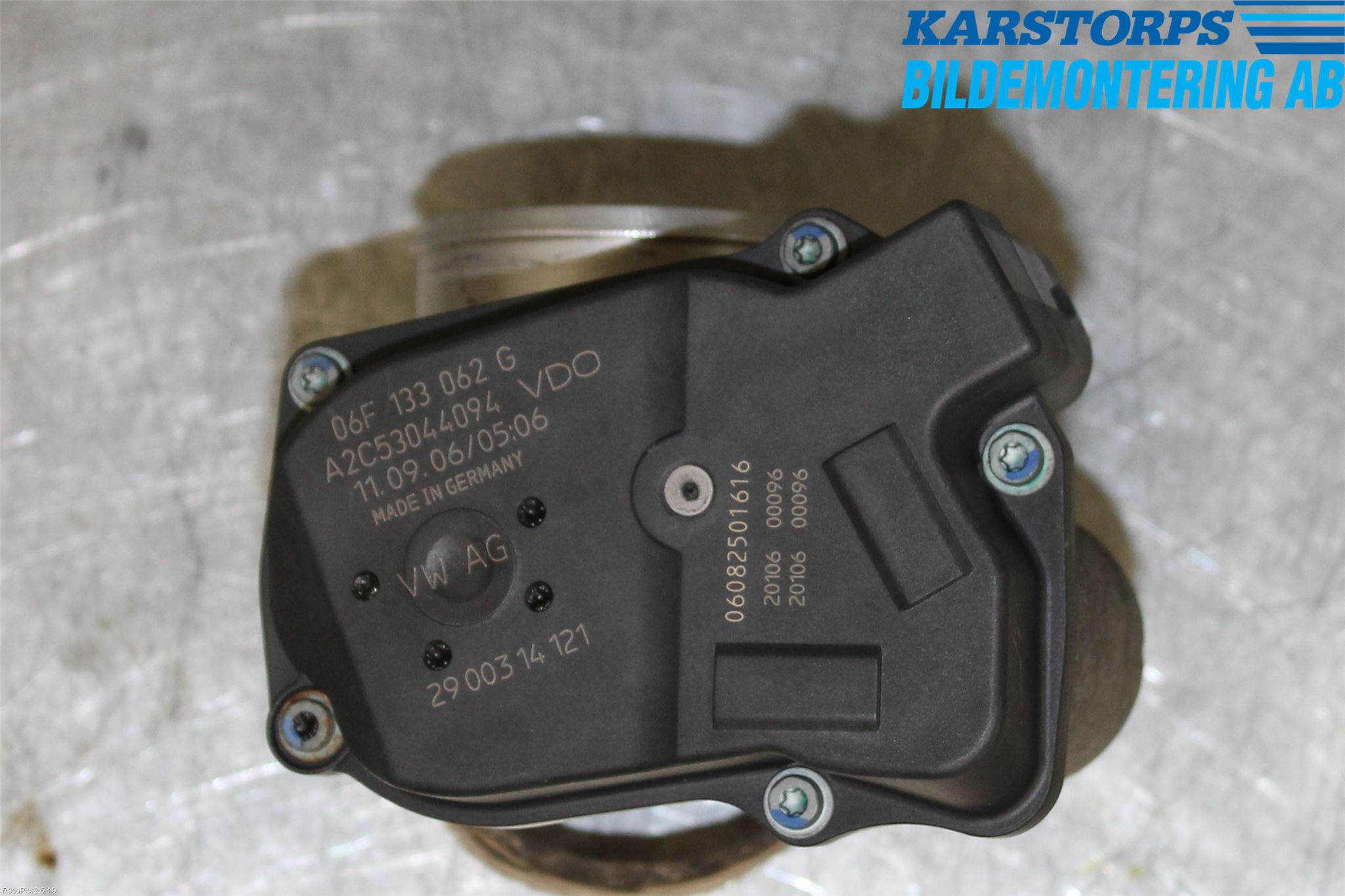 Audi A6/S6     05-11 Injspjällhus