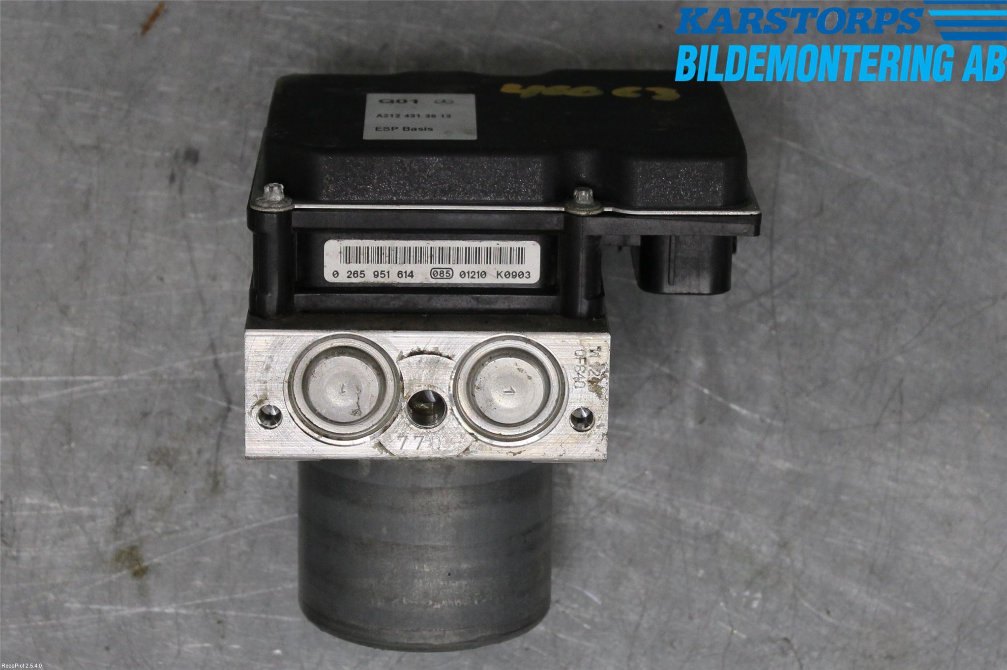 Mercedes-Benz MB E-KLASS (W212) 09-16 Abs Hydraulaggregat