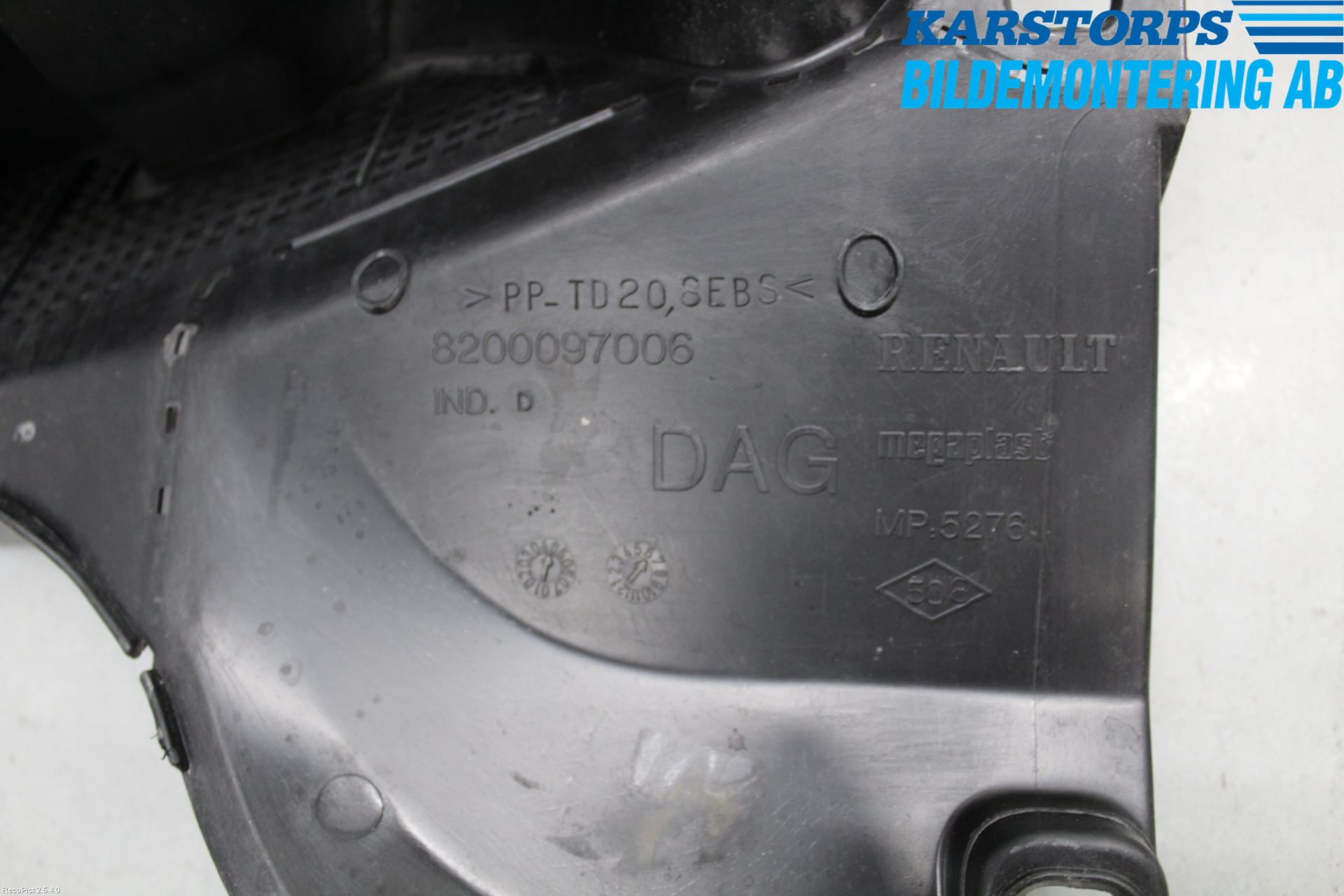 Renault MÉGANE II  03-05 Torpedplåt-Torpedplast