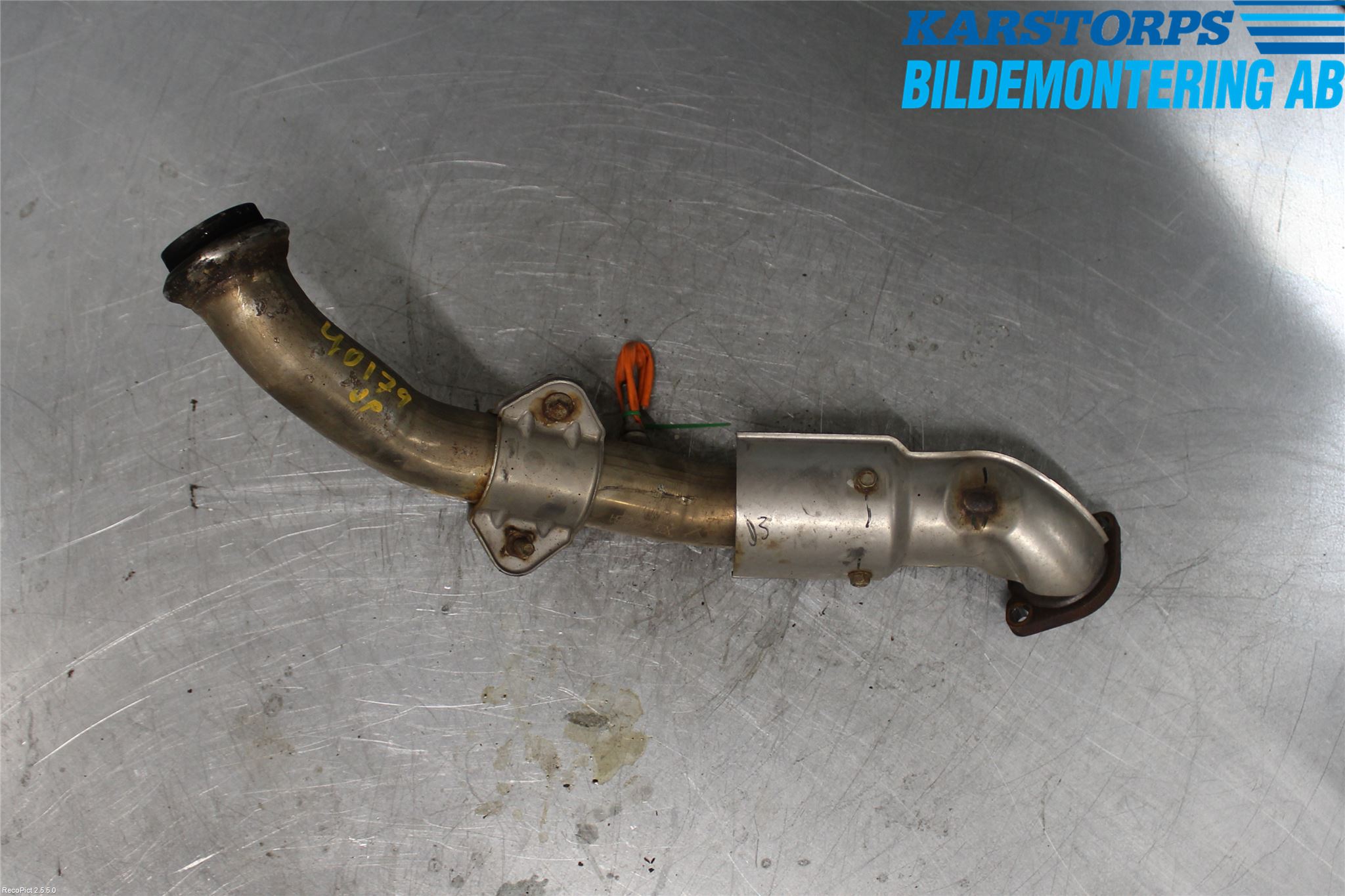 Jaguar XF 08-15 Avgas Främre Rör