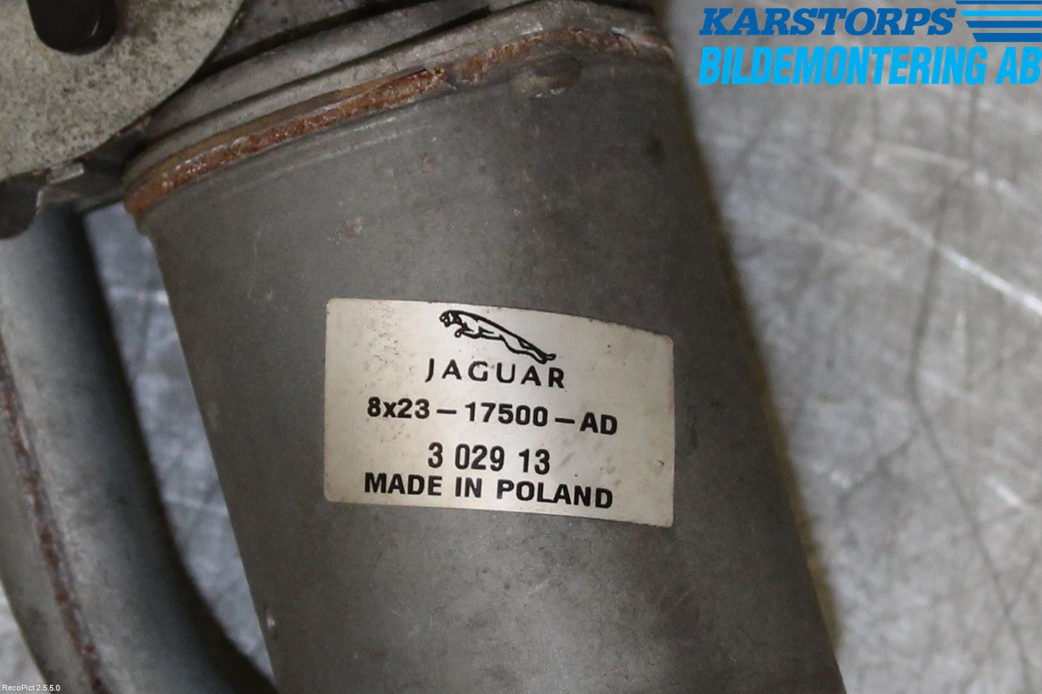 Jaguar XF 08-15 Torkarmekanism Vindruta