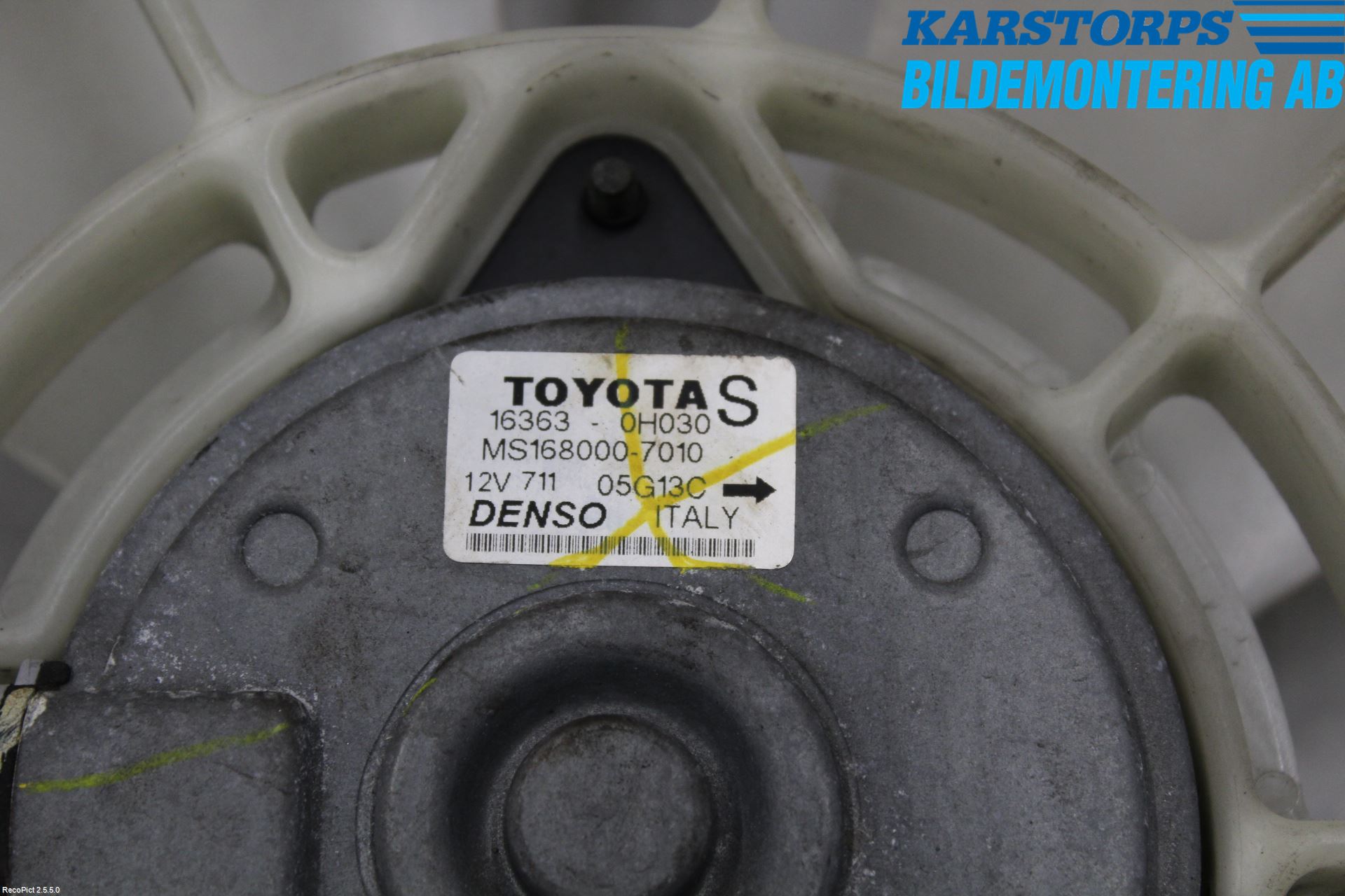 Toyota COROLLA VERSO 04-07 Kylfläkt El