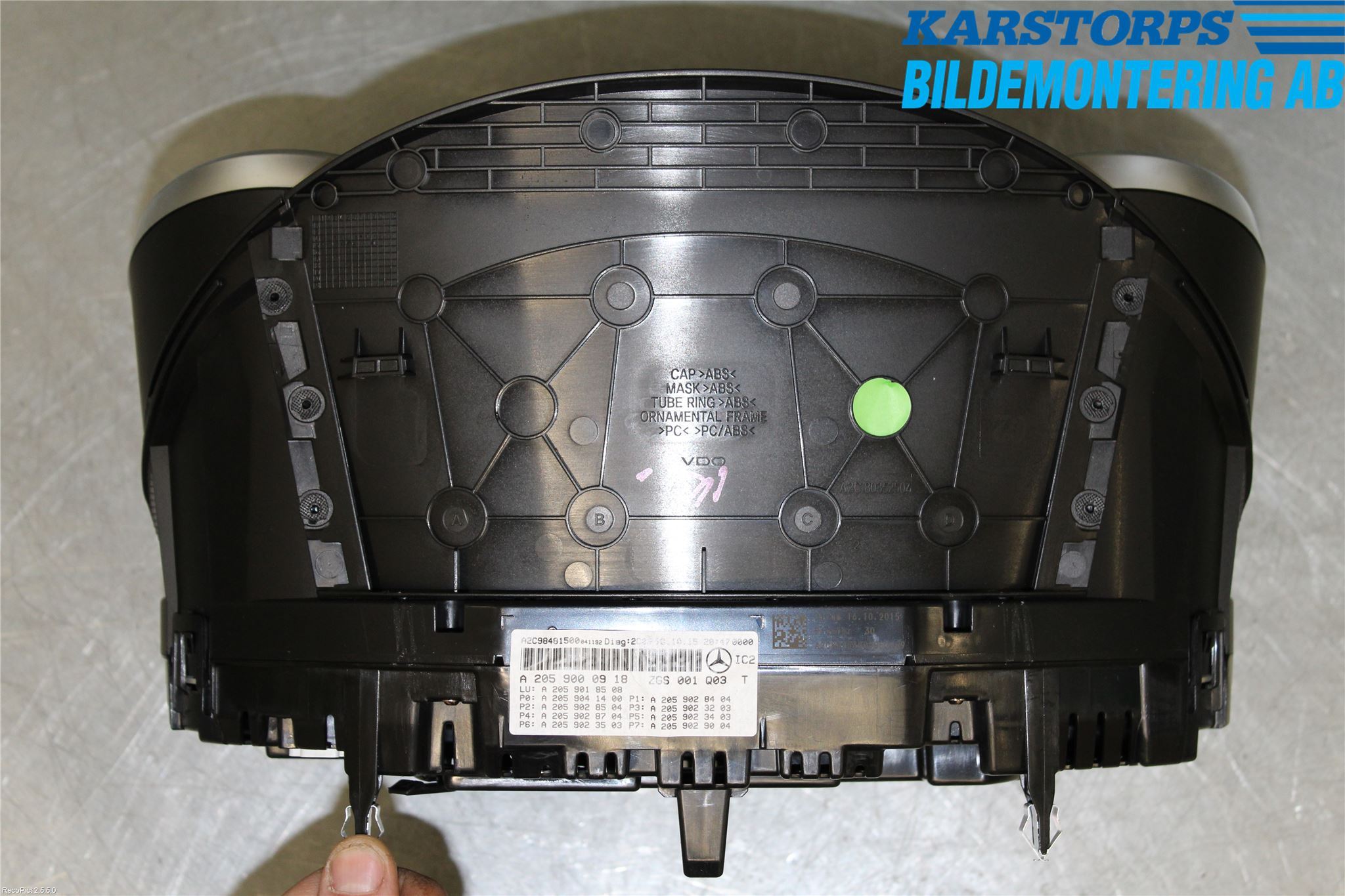 Mercedes-Benz MB C-KLASS (W205) 14-21 Instrument Komb
