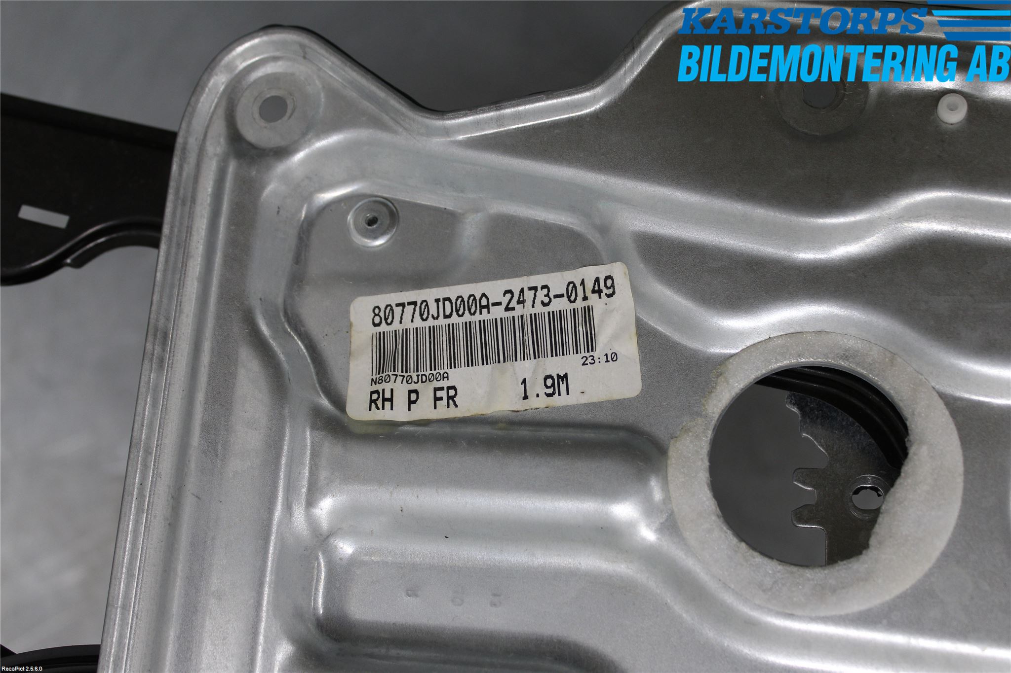 Nissan QASHQAI 10-14 Fönsterhiss El Kompl