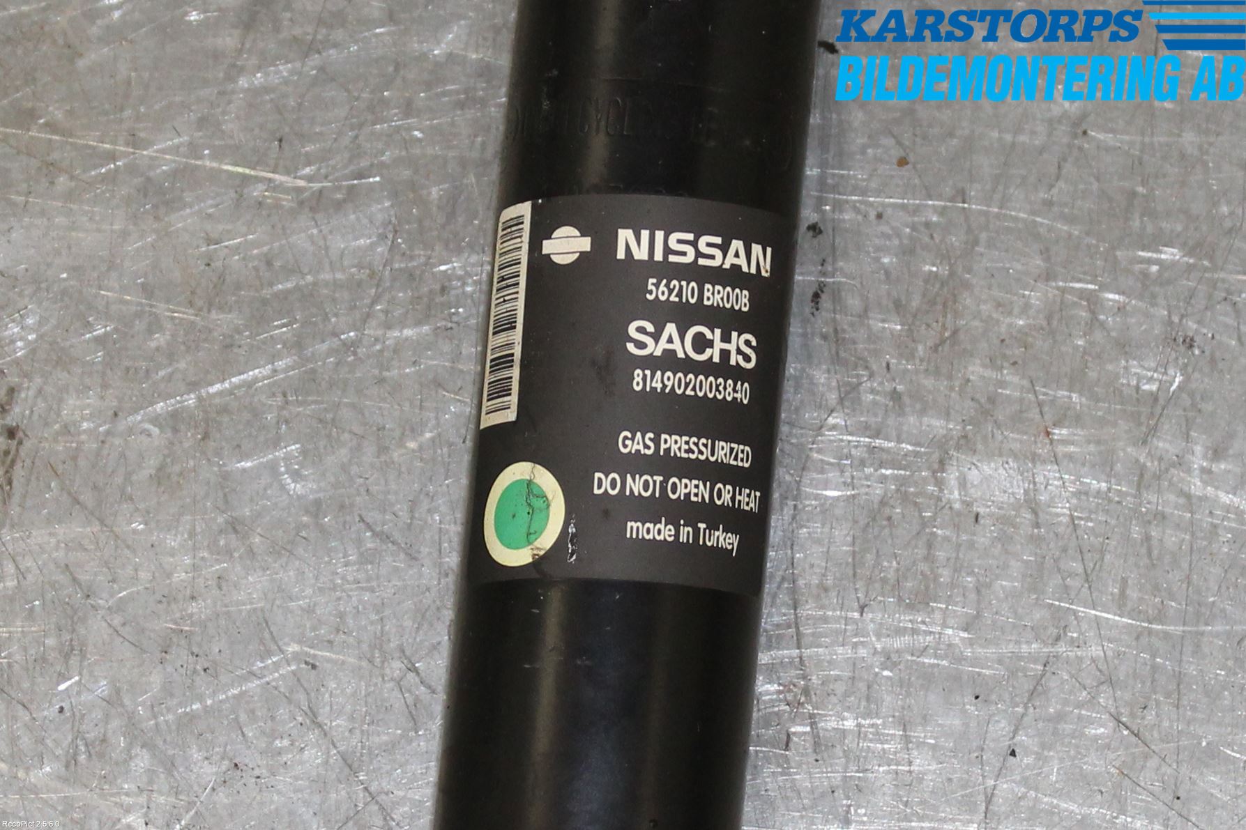 Nissan QASHQAI 10-14 Stötdämpare Bak