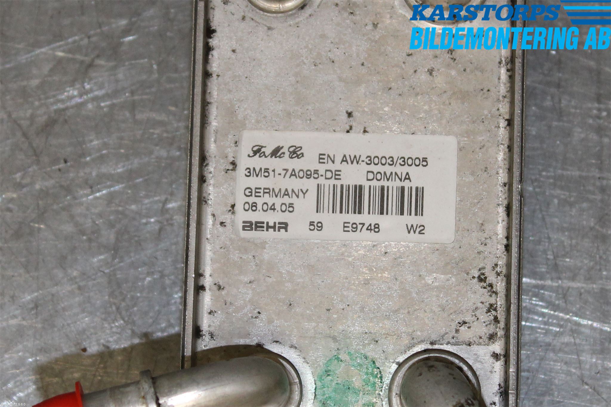 Volvo S40 04-07 Oljekylare Automat