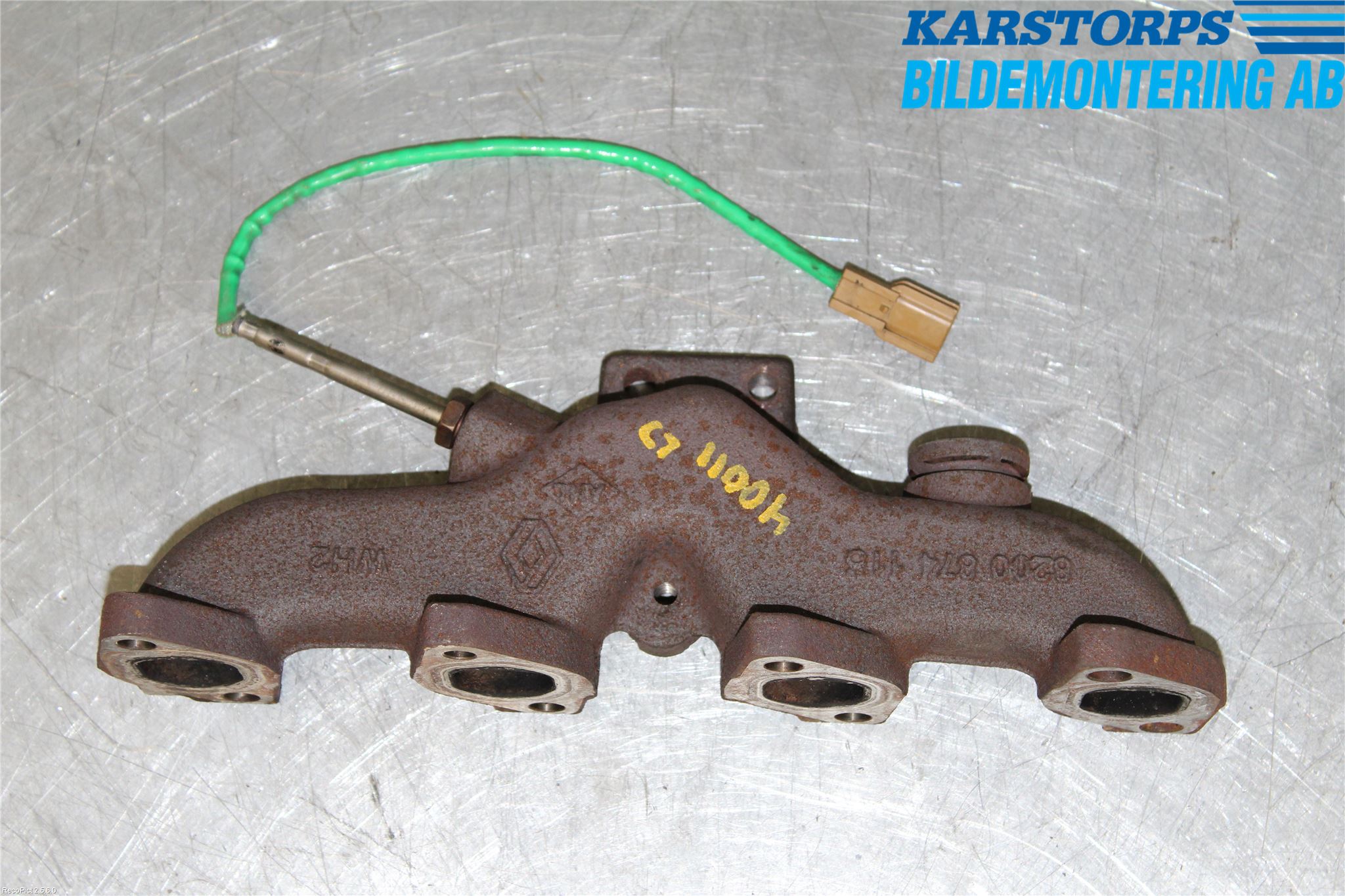 Renault MEGANE III 09-15 Grenrör Avgas