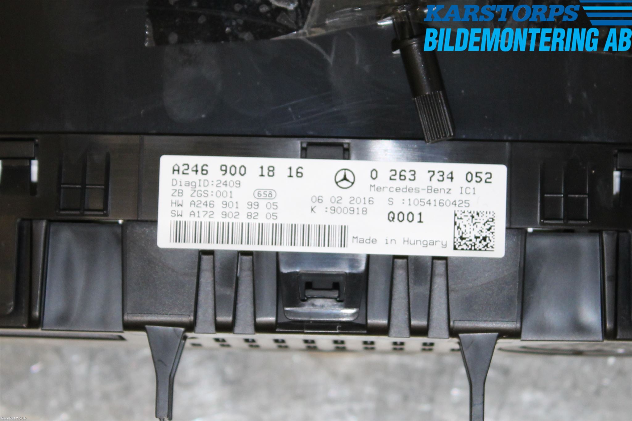 Mercedes-Benz MB B-KLASS (W246/W242) 12-19 Instrument Komb