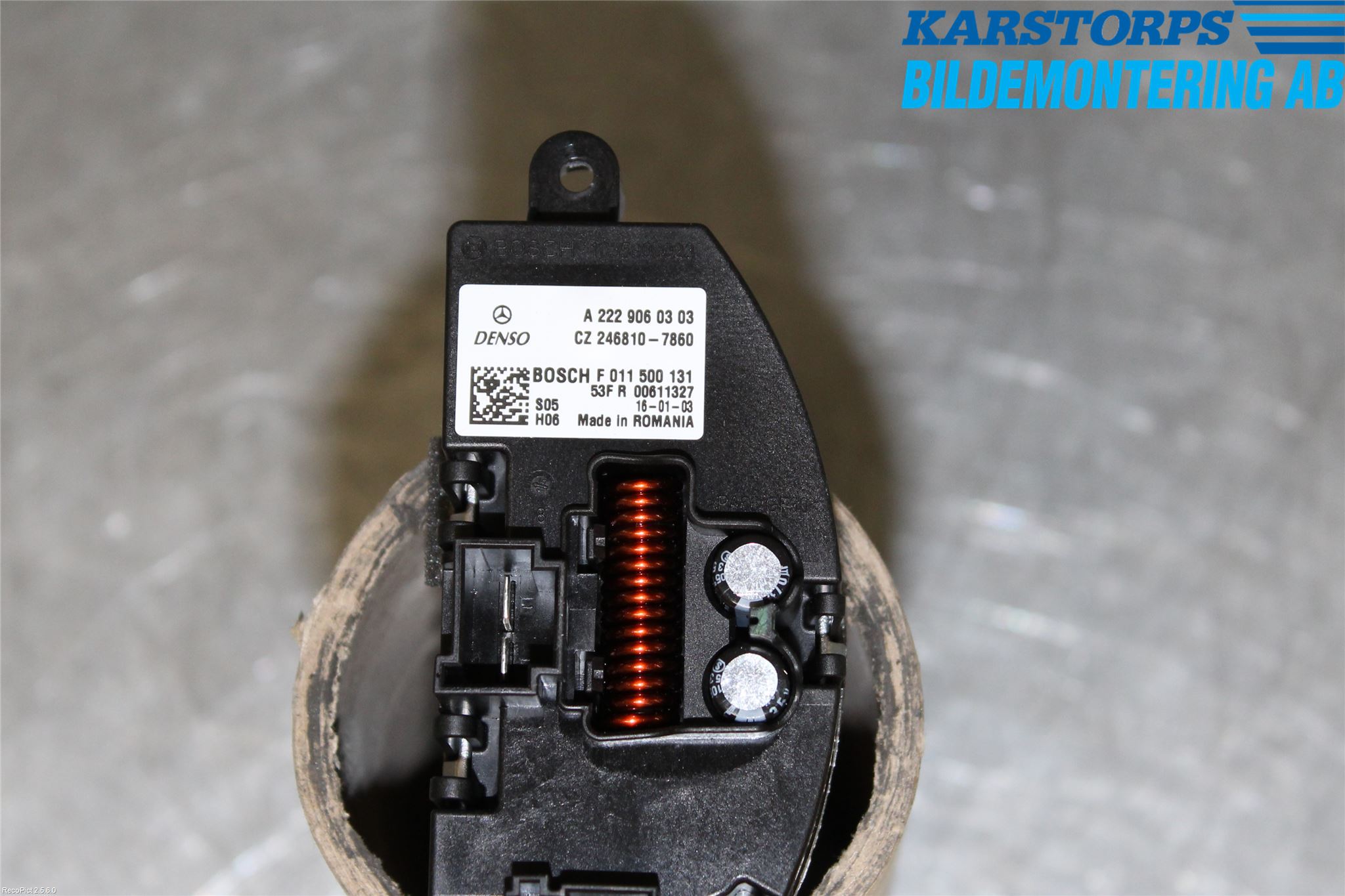 Mercedes-Benz MB B-KLASS (W246/W242) 12-19 Värmefläktsmotstånd