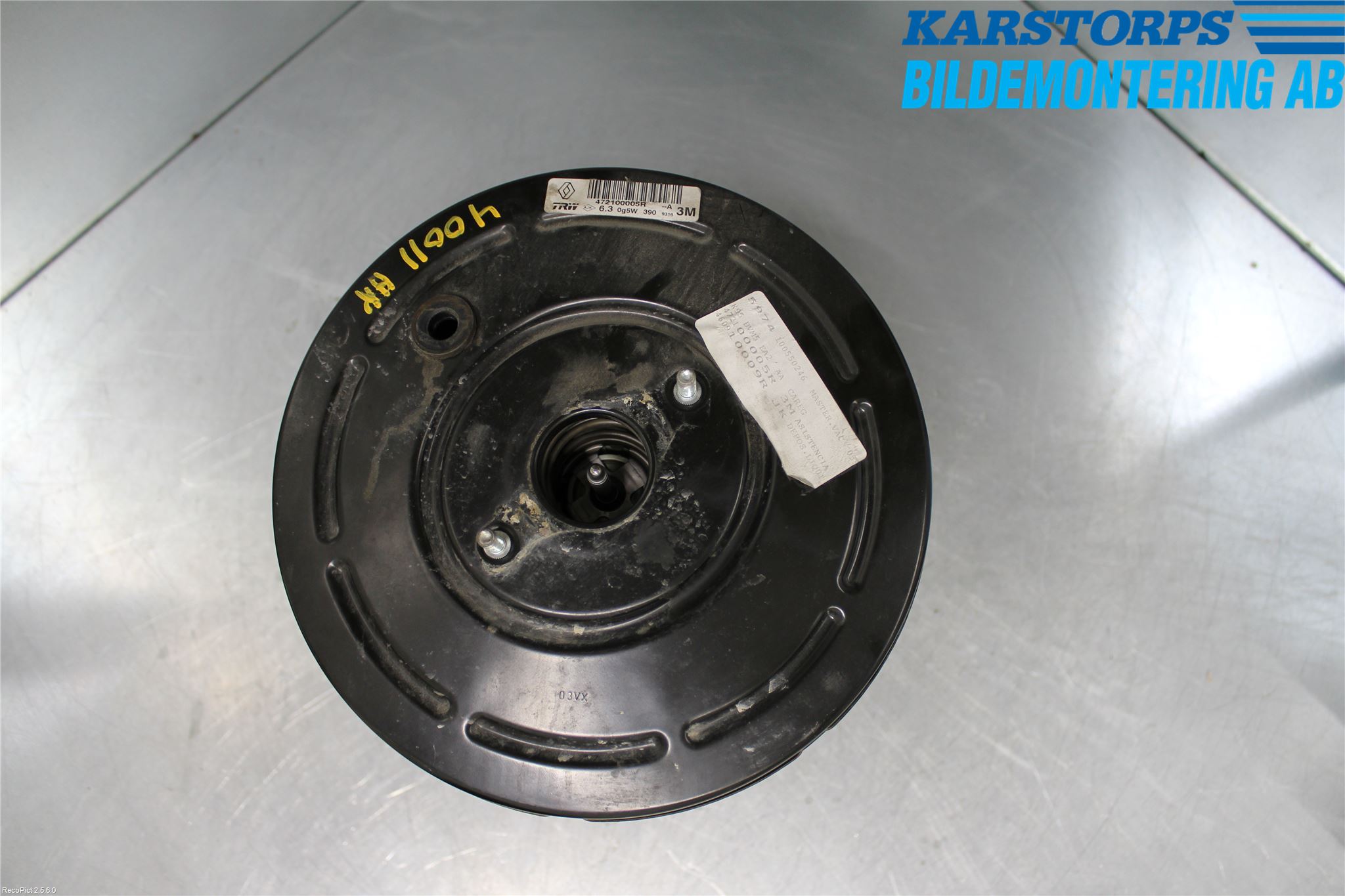 Renault MEGANE III 09-15 Bromsservo