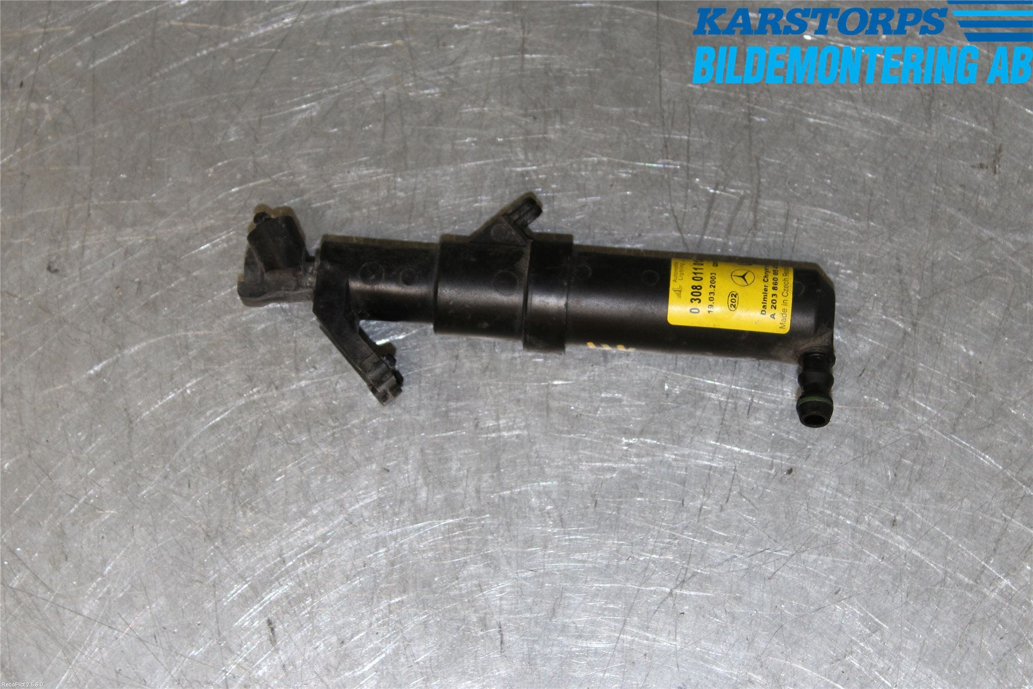 Mercedes-Benz MB C (203) 00-07 Spolarmunstycke Strålkastare