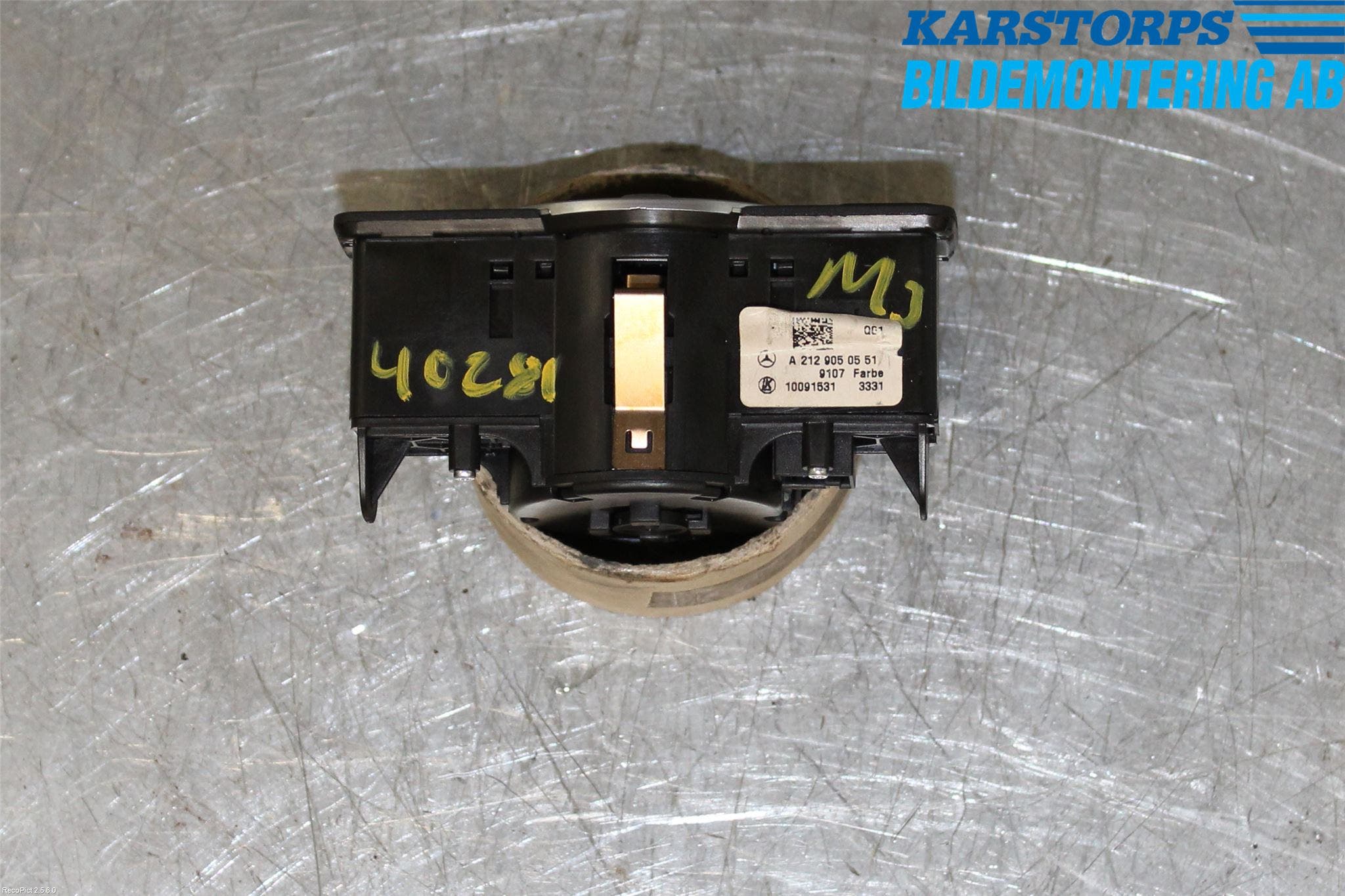 Mercedes-Benz MB E-KLASS (W212) 09-16 Strömställare Ljus