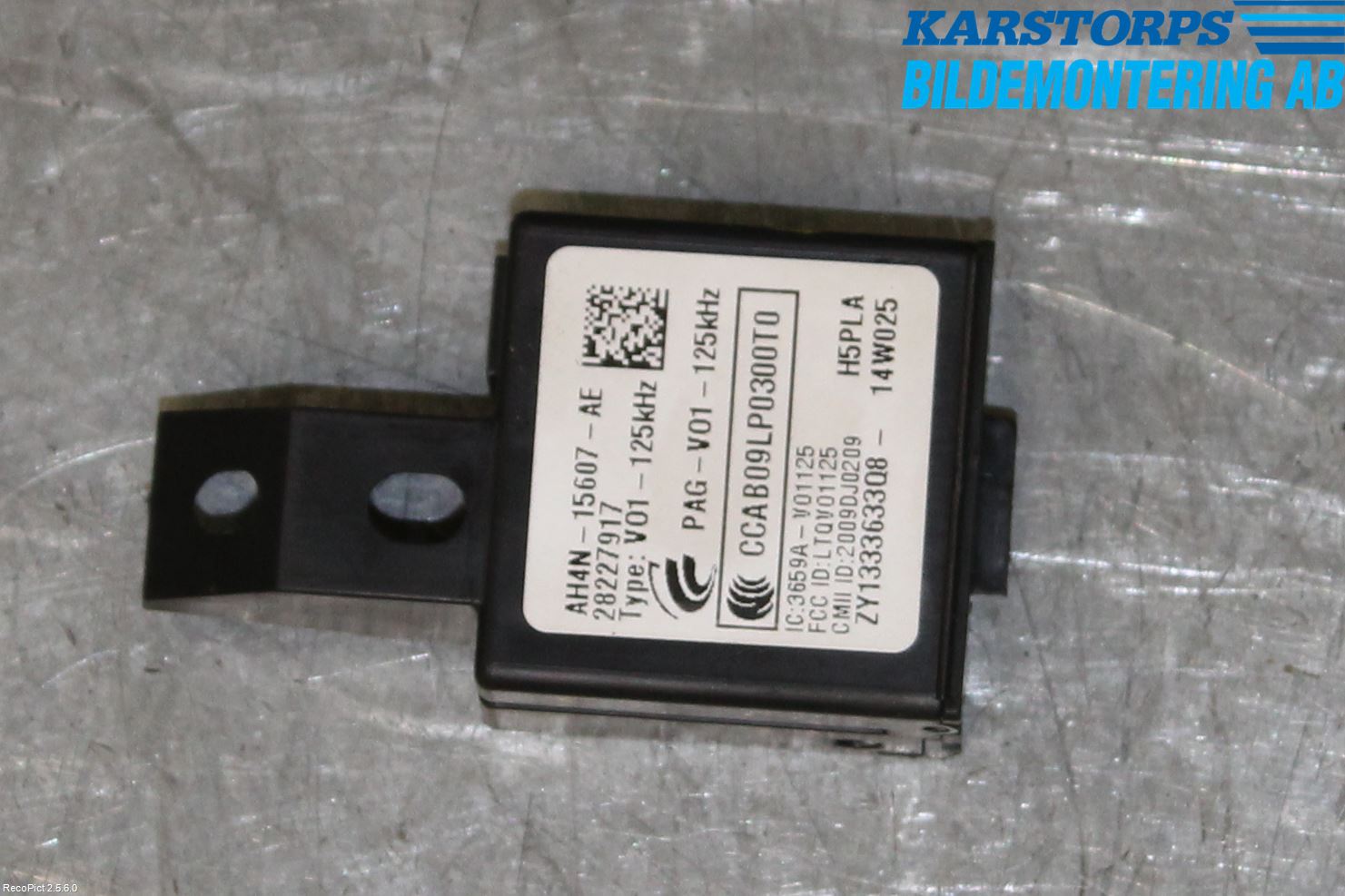 Volvo S80 14-16 Tändlås