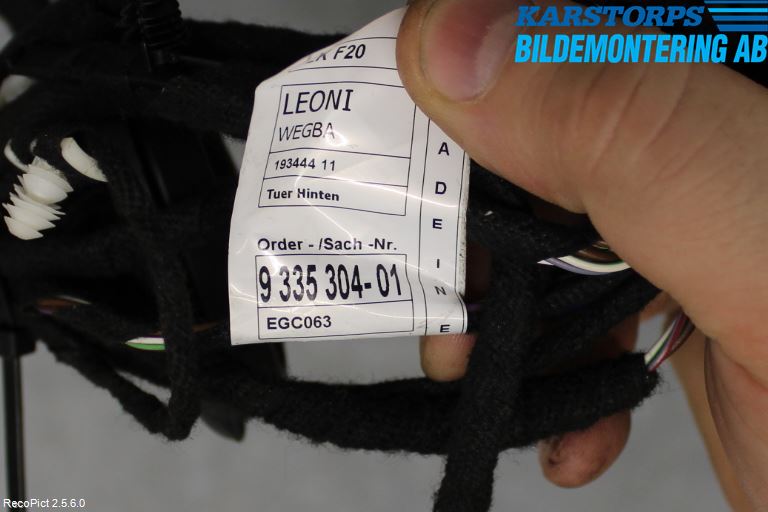 BMW 1 F20/F21 11-19 Kabelhärva