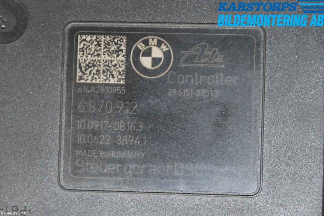 BMW 3 F30/F31/F80 12-19 Abs Hydraulaggregat