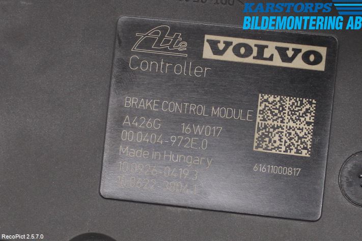 Volvo XC70 14-16 Abs Hydraulaggregat