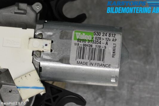 Renault MODUS Torkarmotor Baklucka