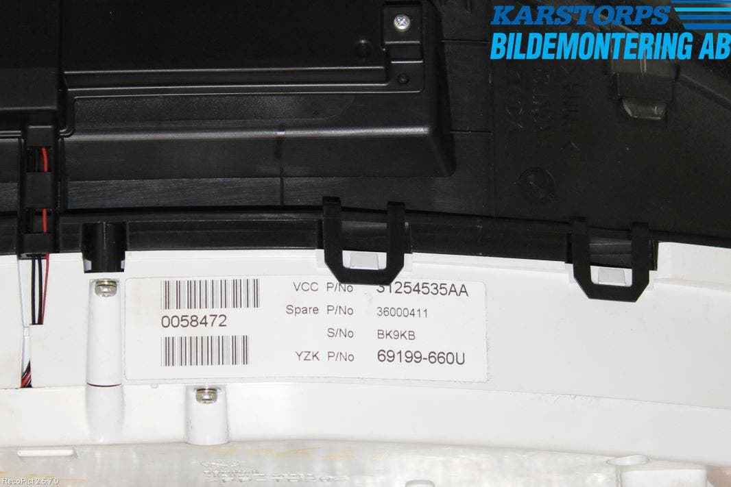 Volvo S80 07-13 Instrument Komb