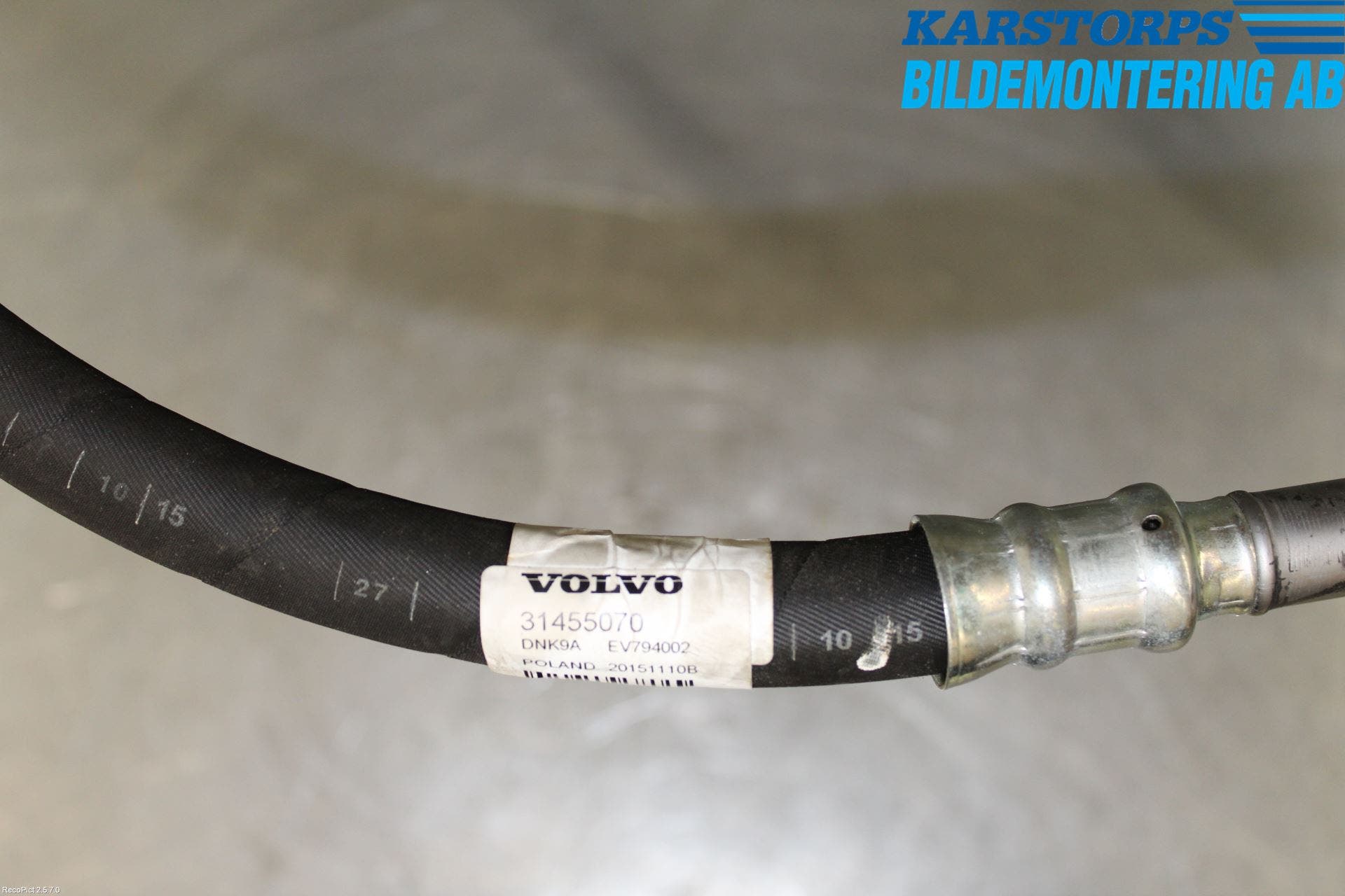 Volvo V70 14-16 Ac Slang-Rör