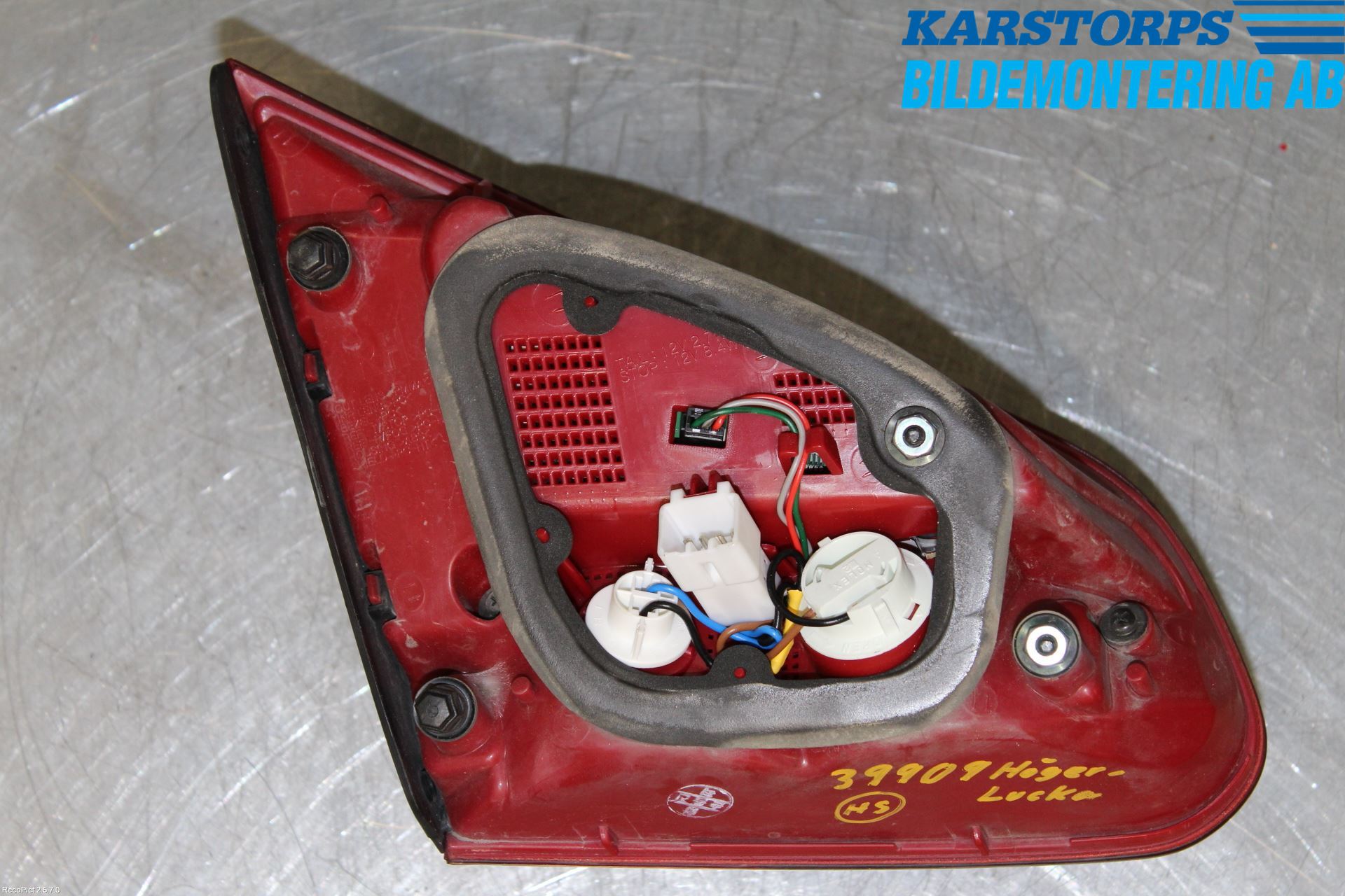 Kia CEED 12-18 Bakljus Lucka Hö