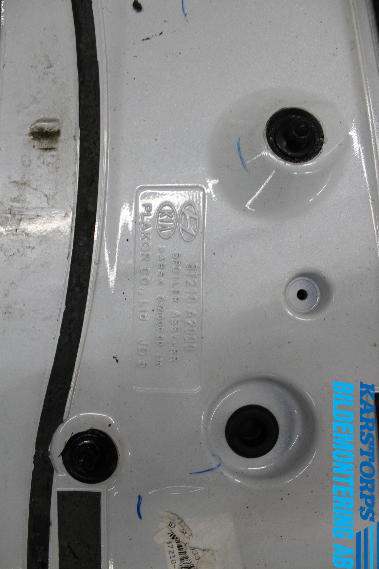 Kia CEED 12-18 Spoiler Baklucka