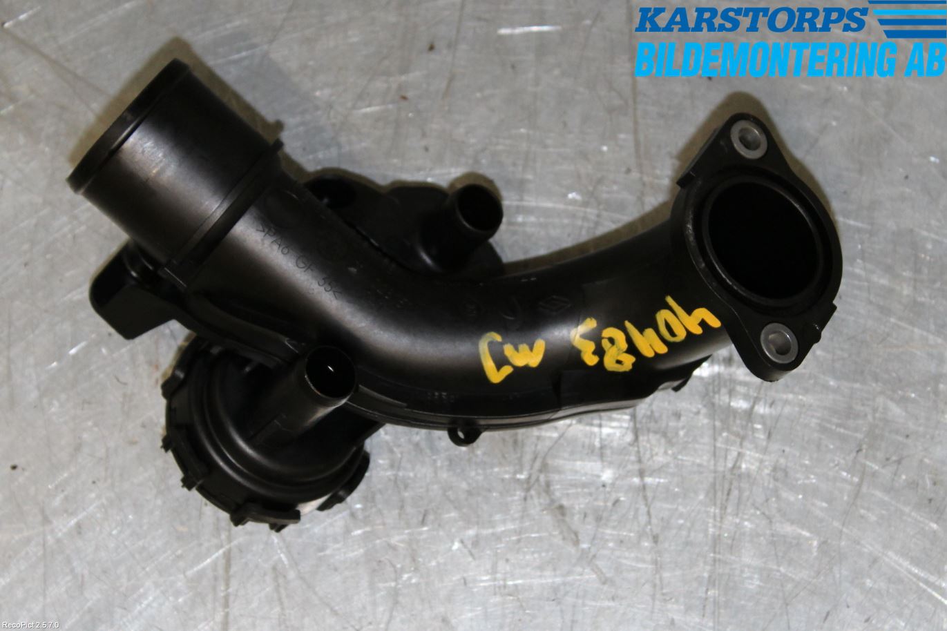 Renault KANGOO II 08-14 Laddluft-Intercoolerrör