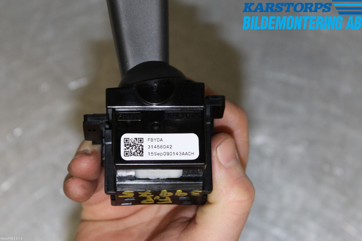 Volvo V70 14-16 Spak Torkar-Spolomk