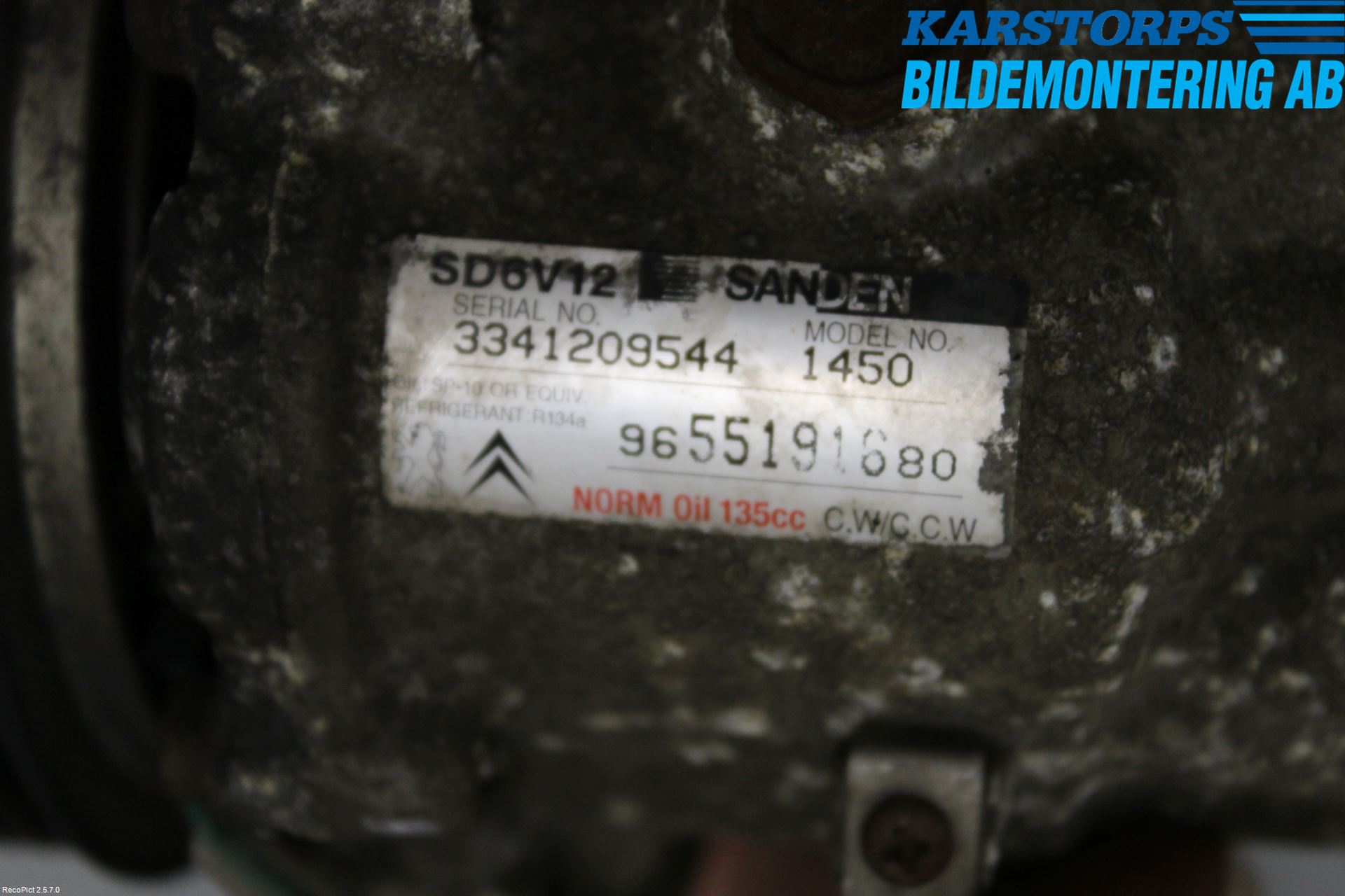 Citroen C3 05-10 Ac Kompressor