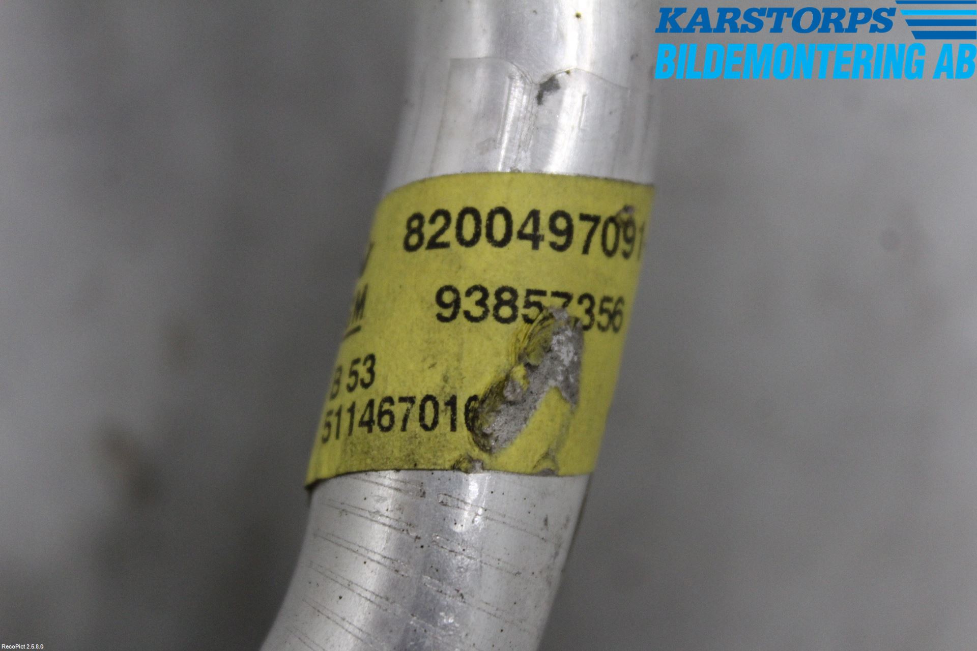 Renault TRAFIC   02-14 Ac Slang-Rör