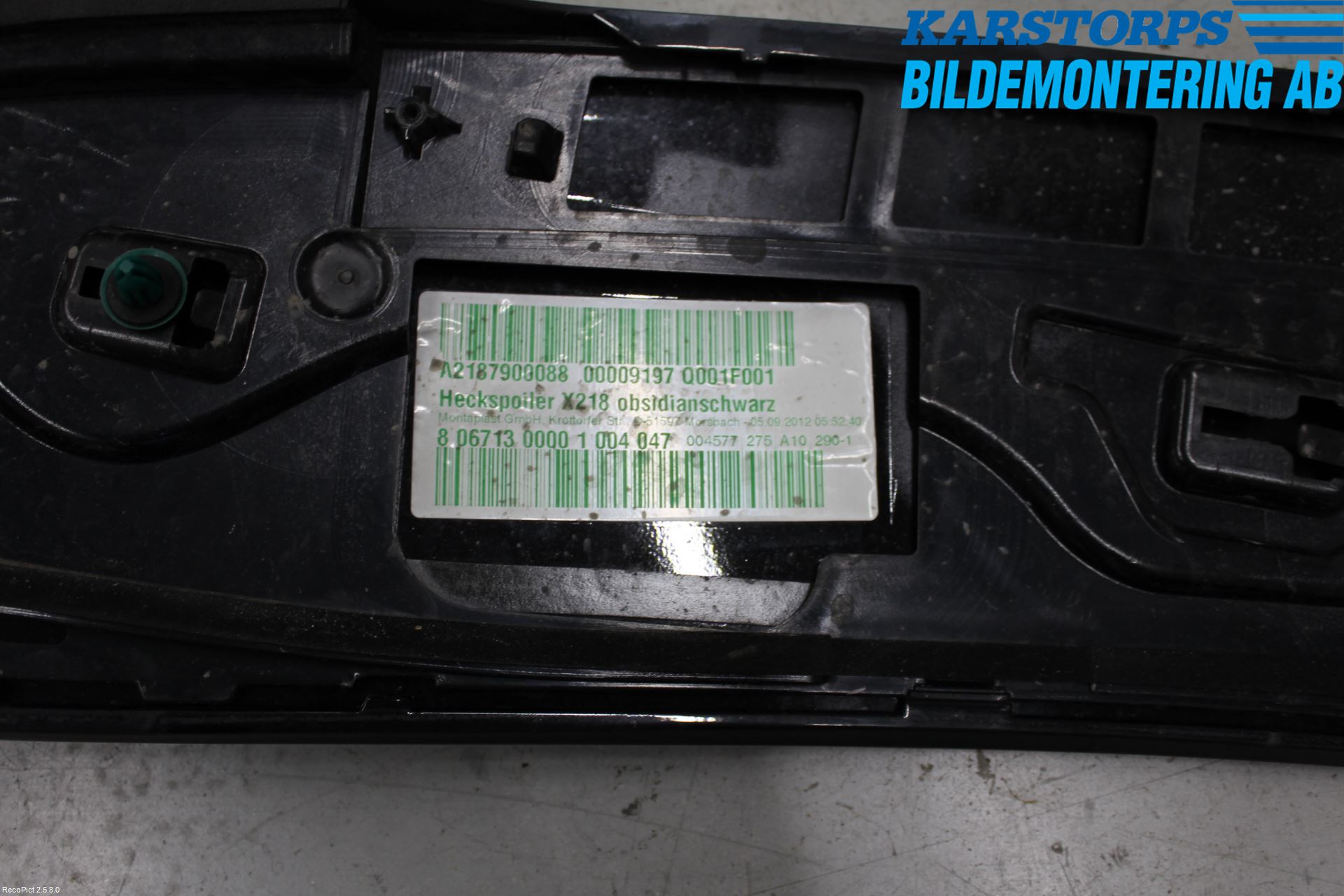 Mercedes-Benz MB CLS (C218/X218) 11-17 Spoiler Baklucka