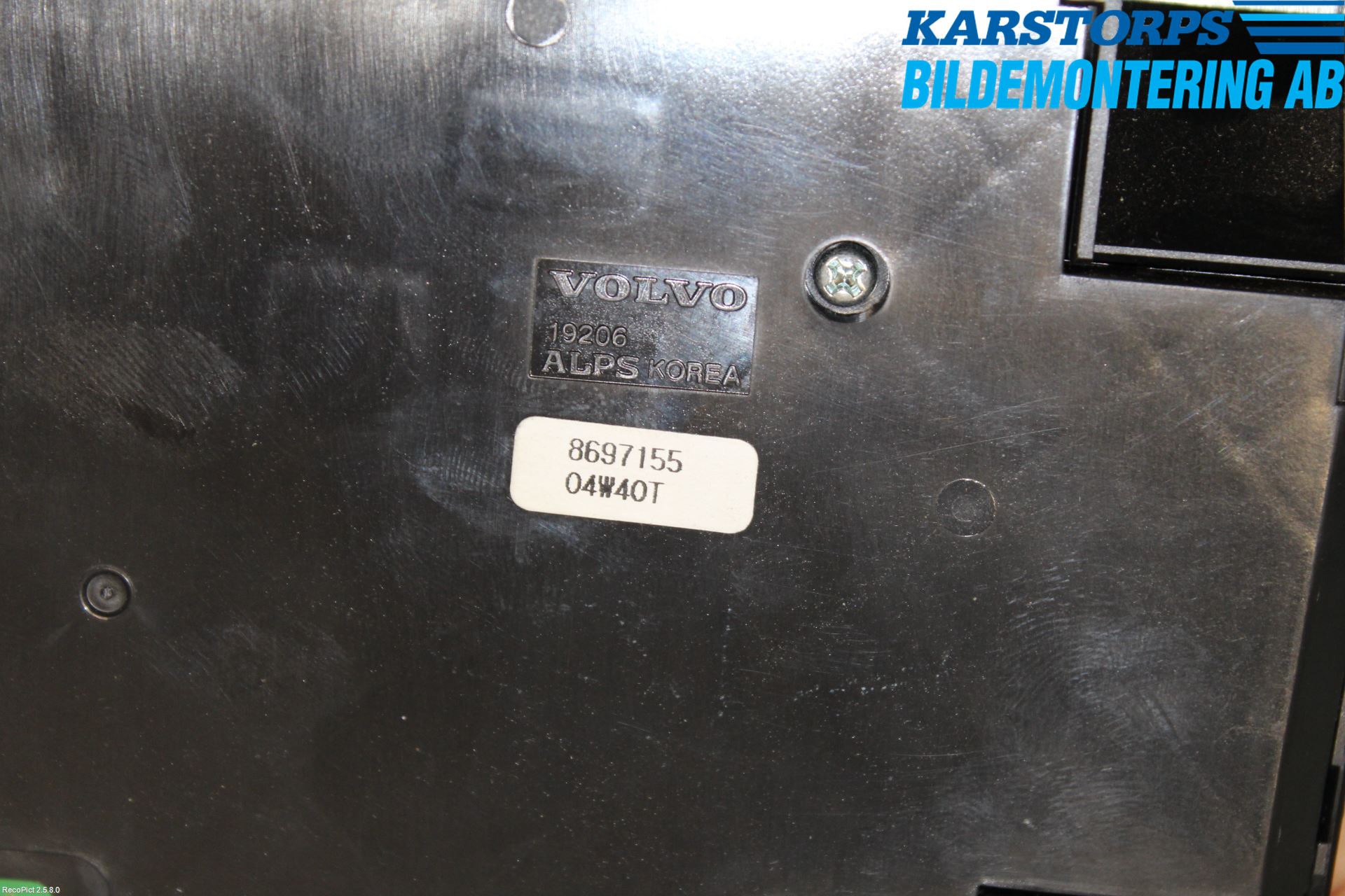 Volvo V50 04-07 Värmereglage