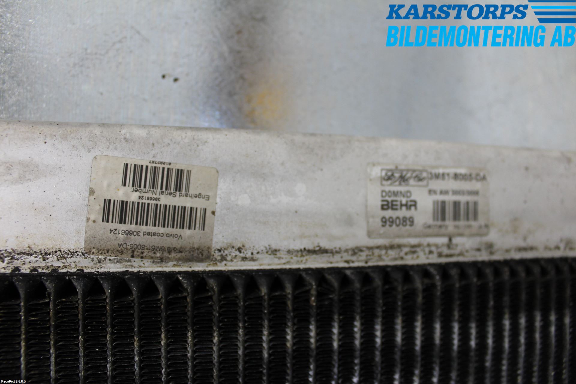 Volvo S40 04-07 Kylare Aut