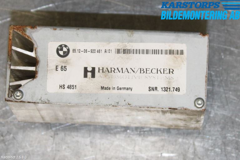 BMW 7 E65/66    00-08 Radio-Stereo Förstärkare