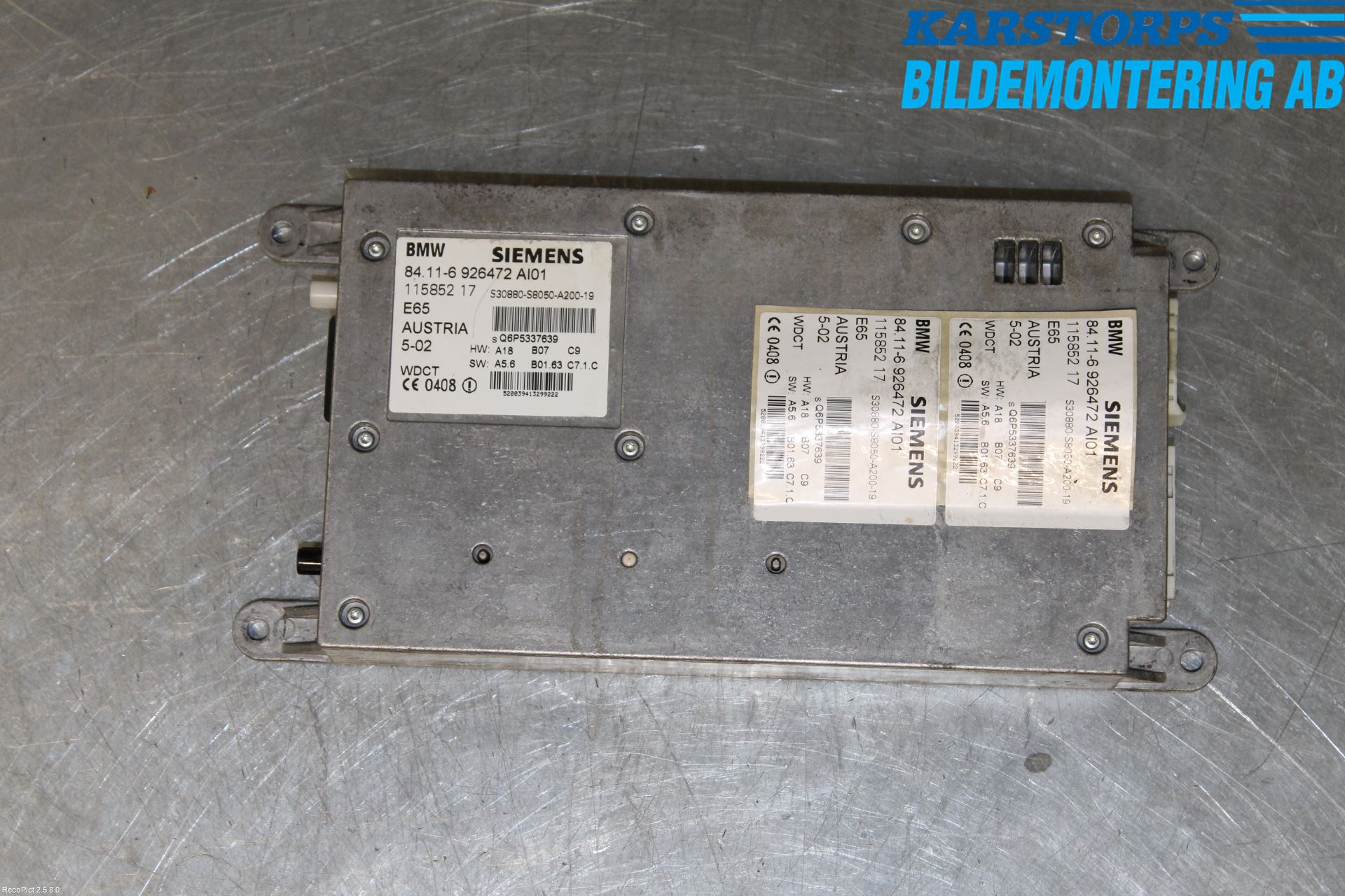 BMW 7 E65/66    00-08 Telefon