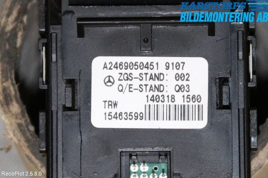 Mercedes-Benz MB GLA-KLASS (X156) 13-20 Strömställare Parkeringsbroms