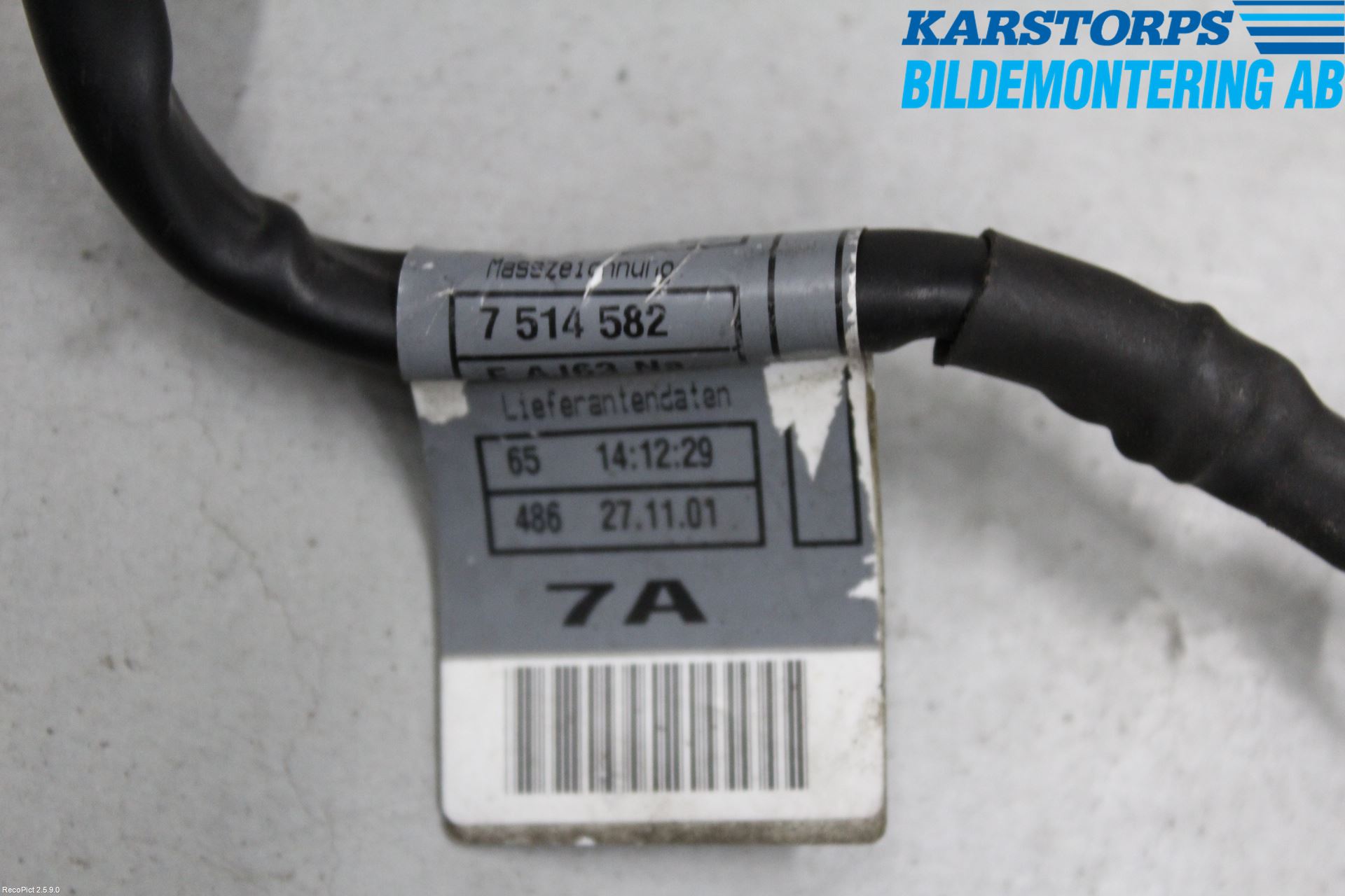 BMW 7 E65/66    00-08 Kabelhärva