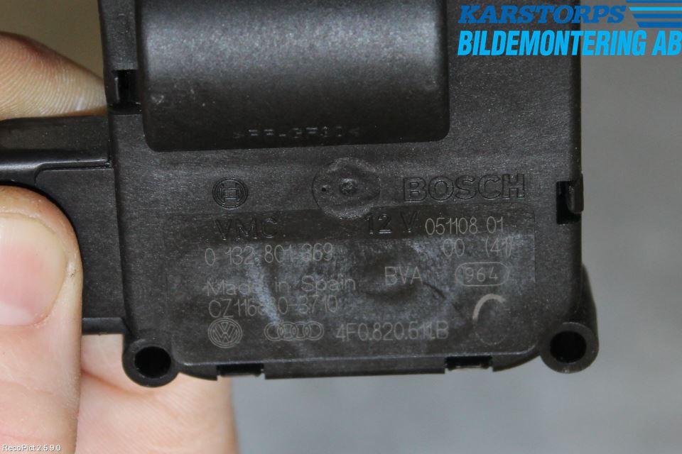 Audi A6/S6     05-11 Värme Reglermotor