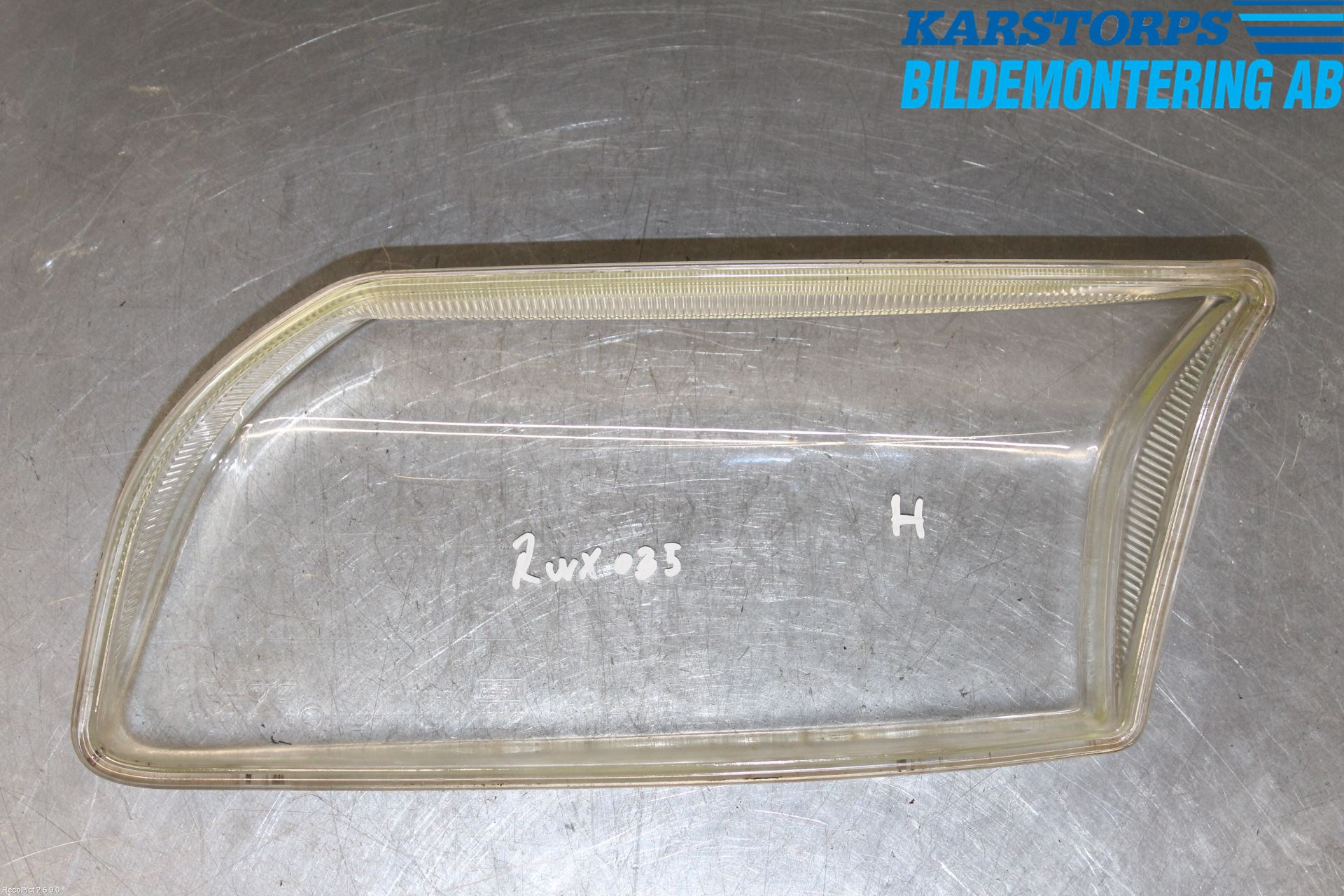 Volvo S80 99-03 Strålkastarglas Hö