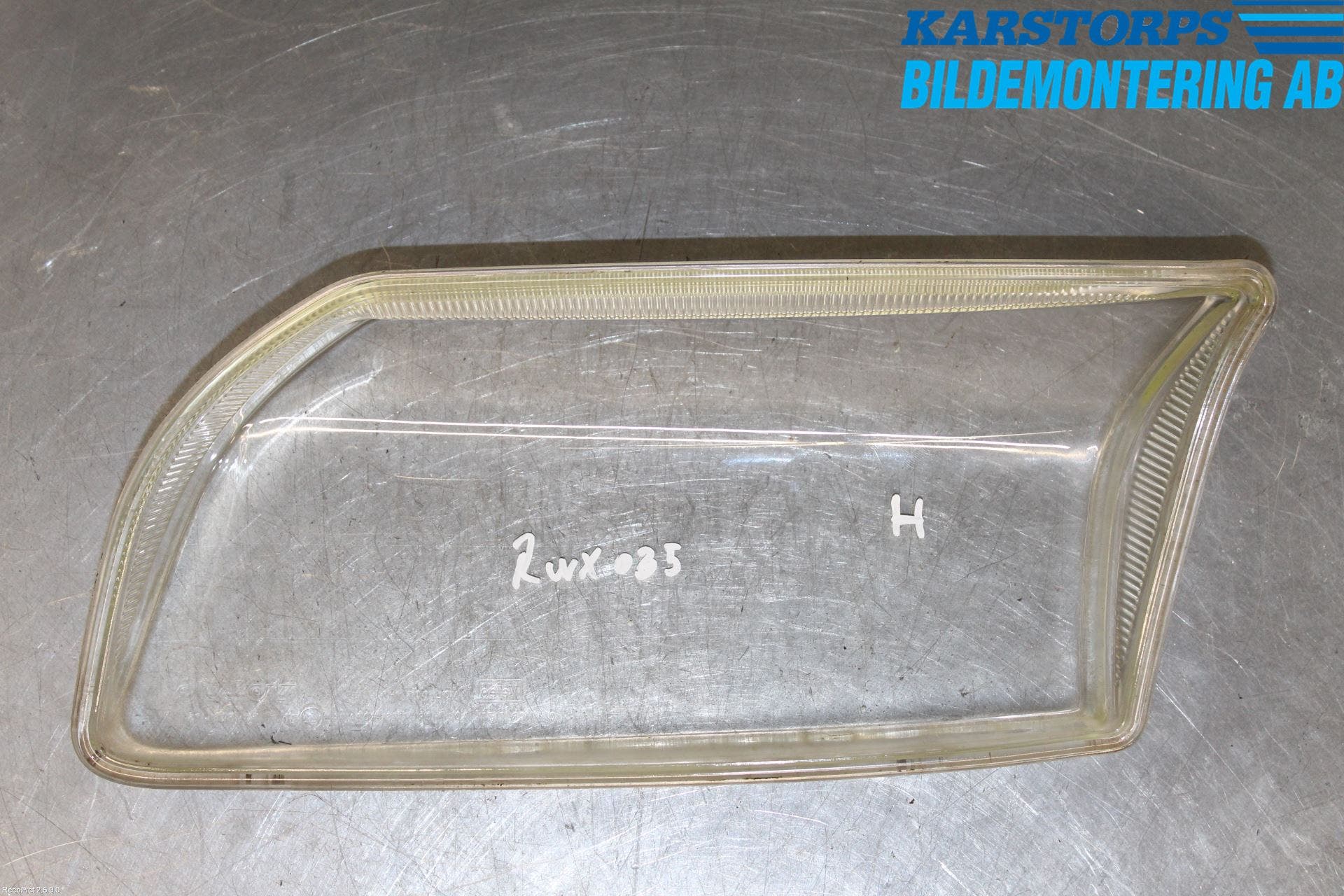 Volvo S80 99-03 Strålkastarglas Hö