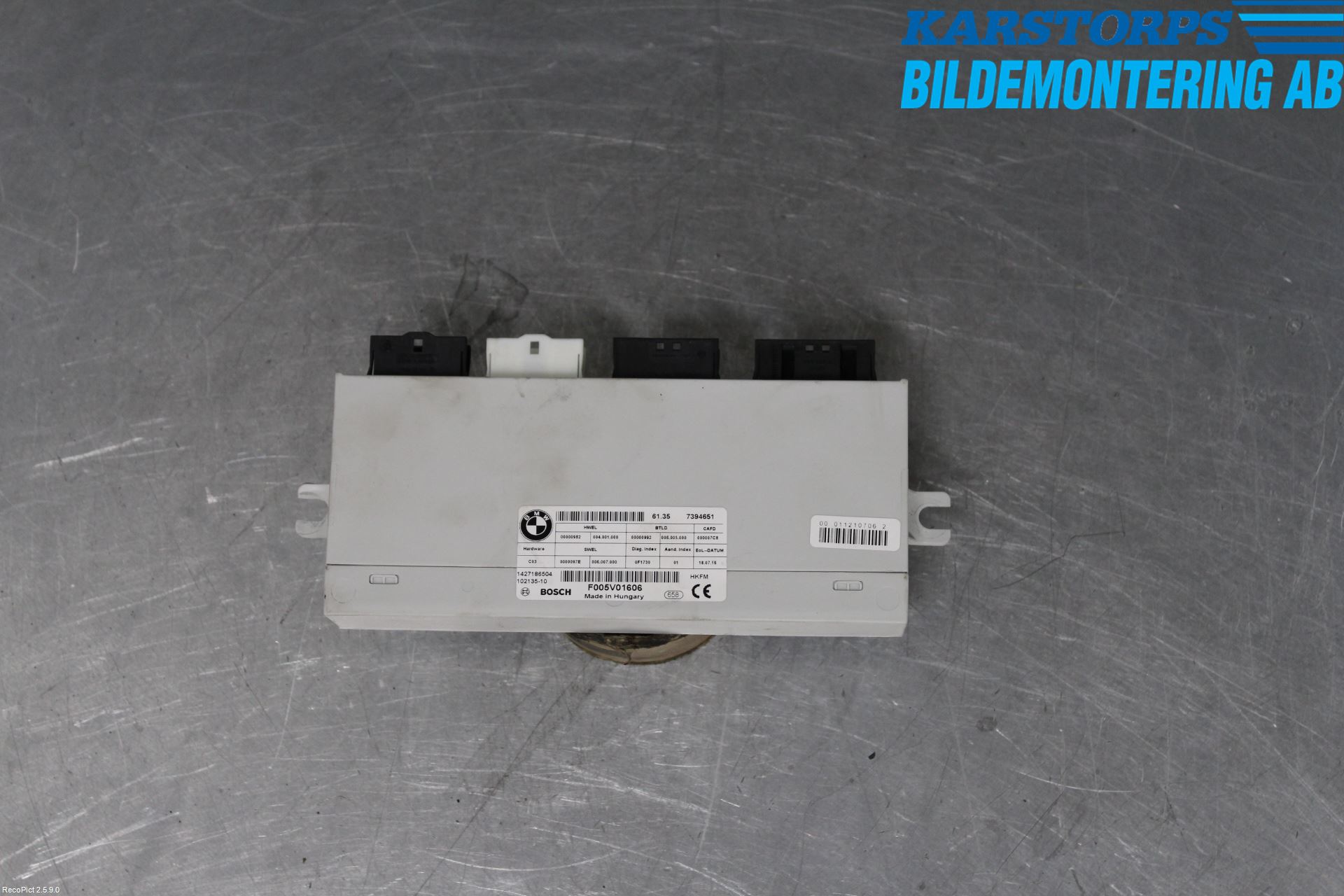 BMW 5 F10/F11/F18 09-17 Komfort Styrdon