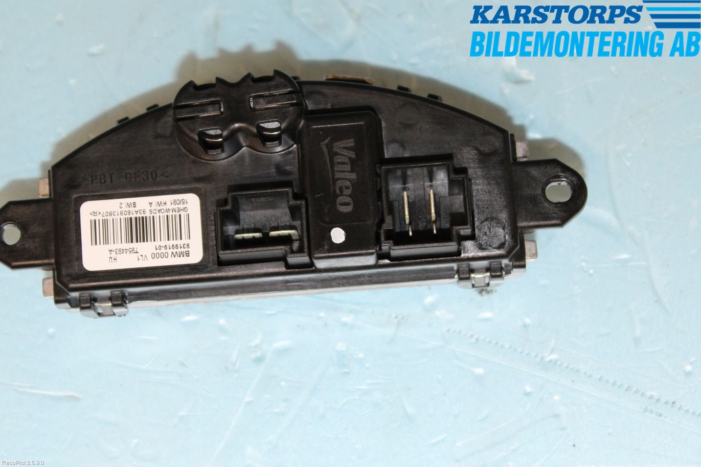BMW 1 F20/F21 11-19 Värmefläktsmotstånd