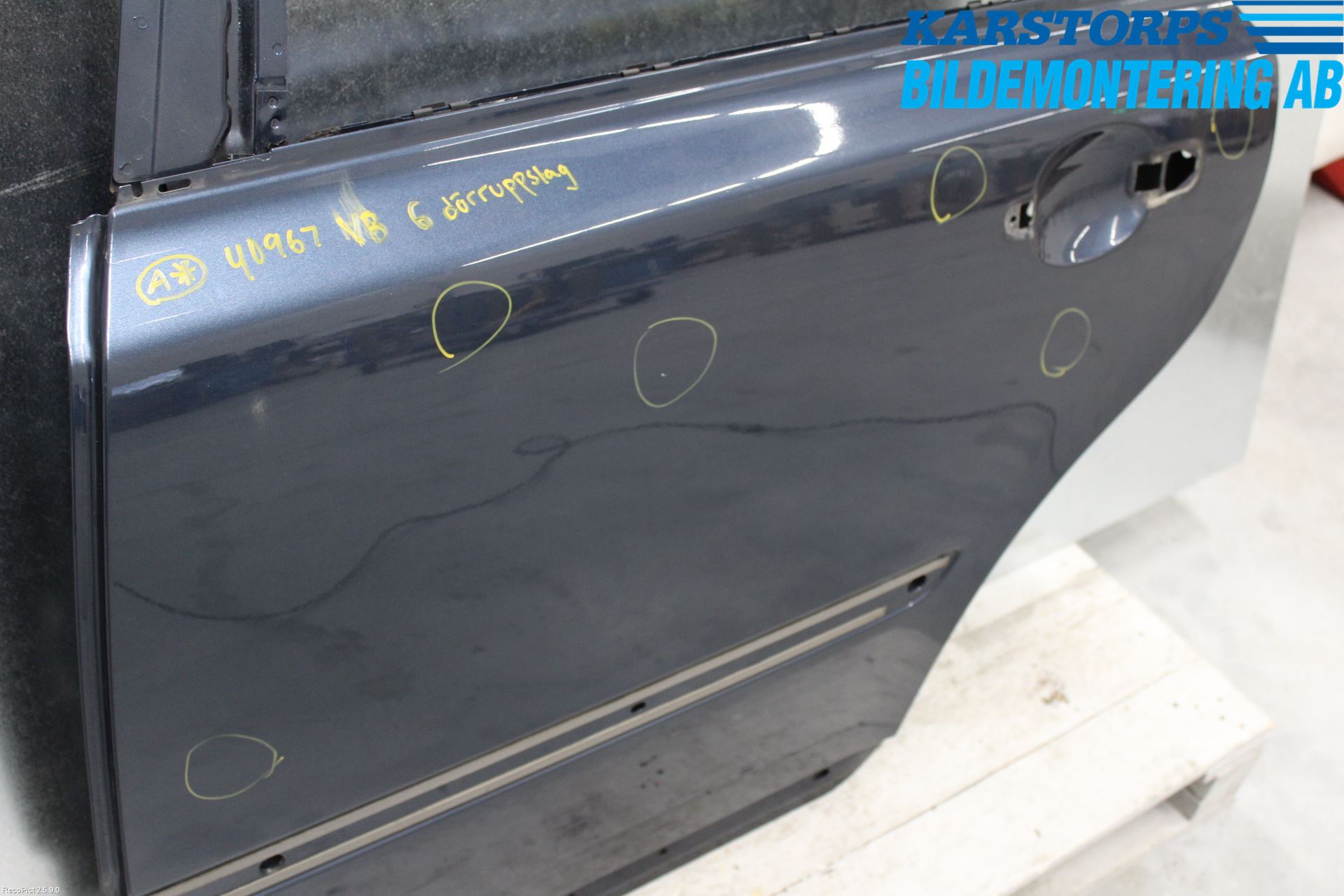 Volvo V50 04-07 Dörr Bak Vänster