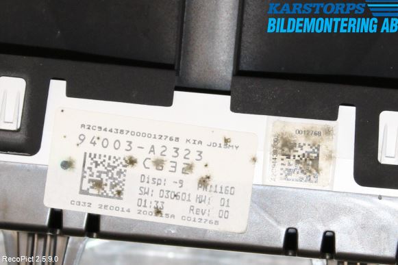 Kia CEED 12-18 Instrument Komb