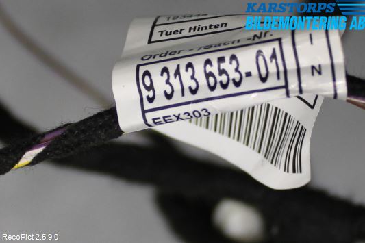 BMW 3 F30/F31/F80 12-19 Kabelhärva