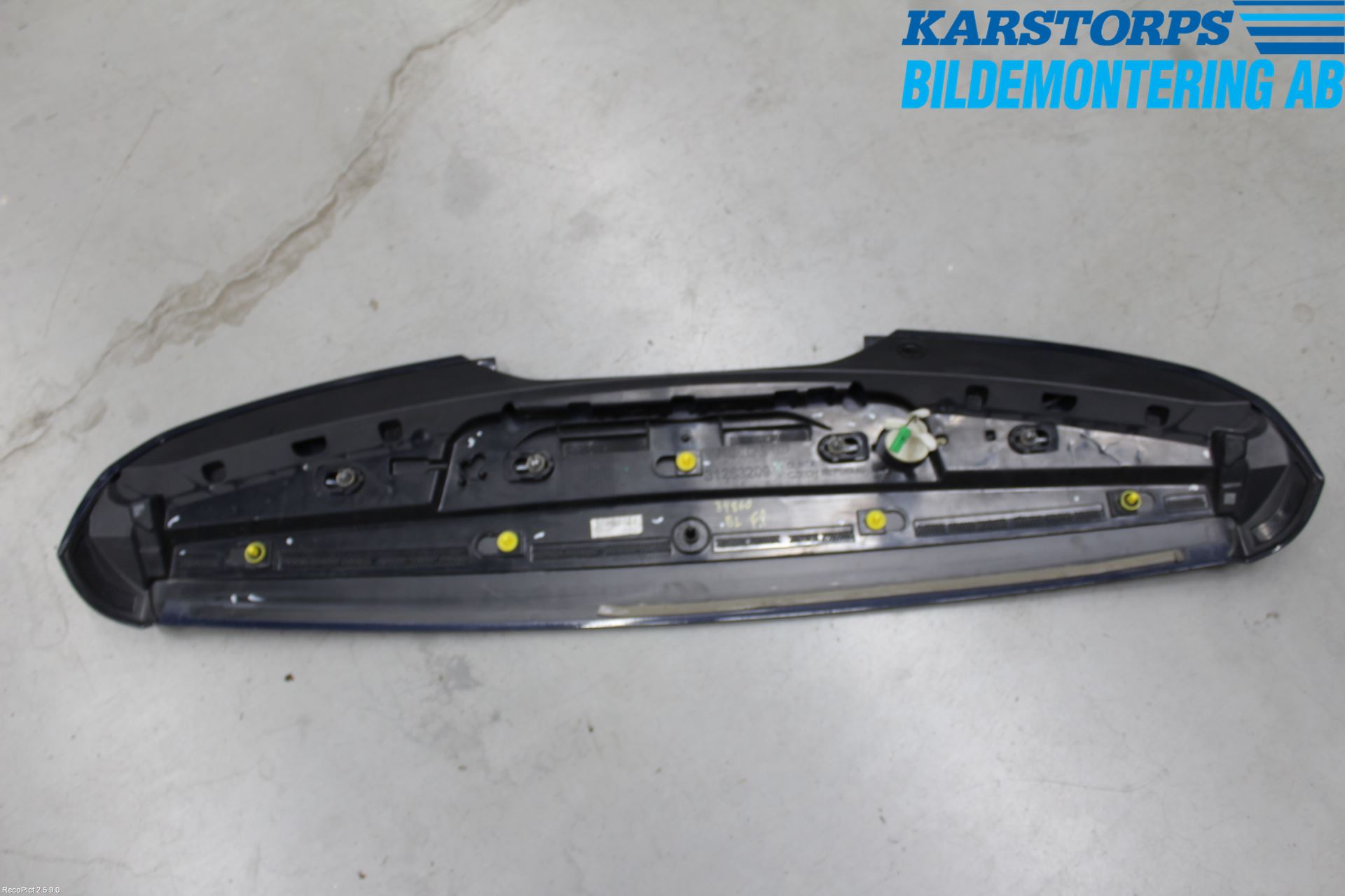 Volvo V60 11-13 Spoiler Baklucka