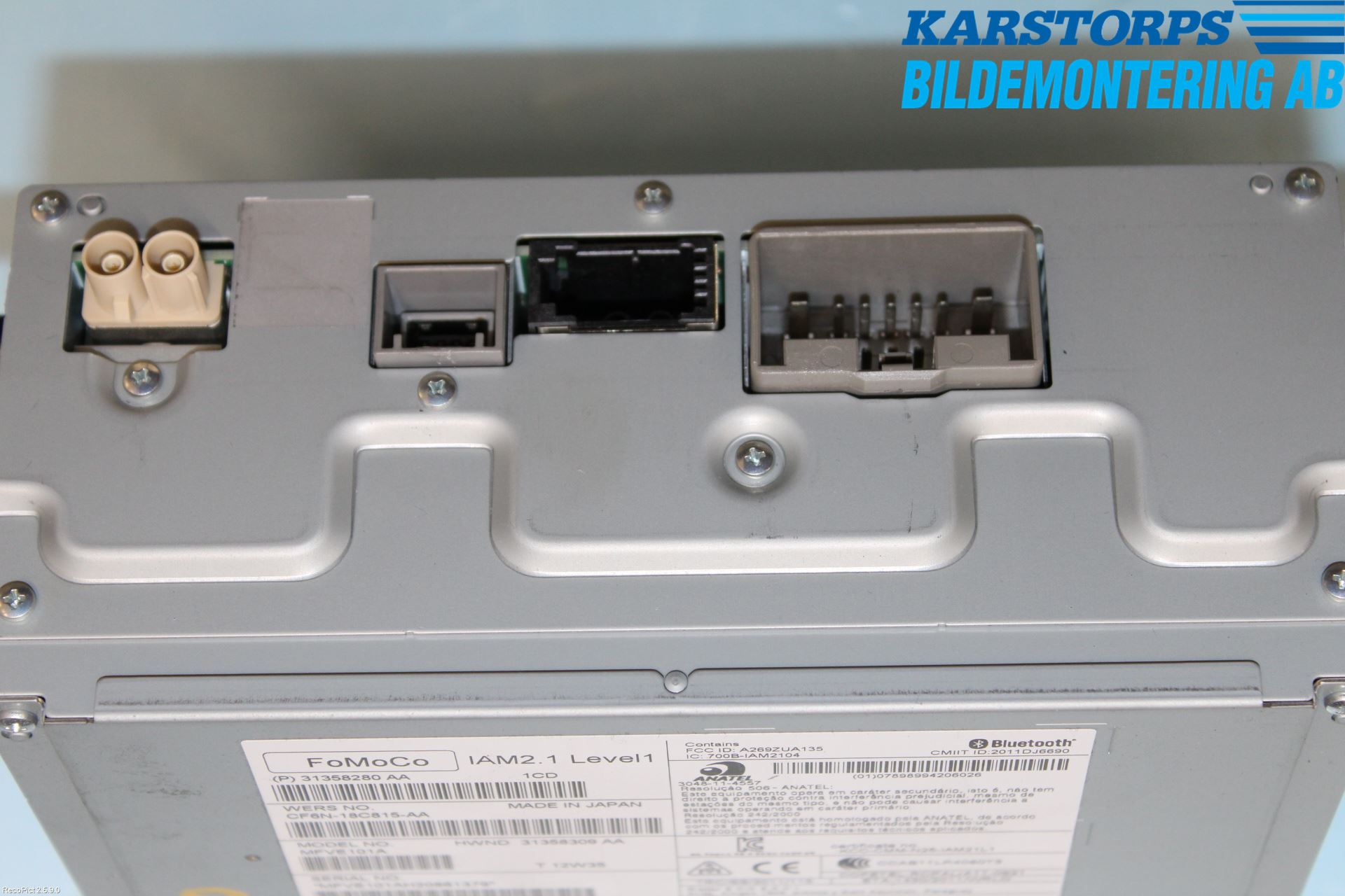 Volvo V60 11-13 Cd Radio - Multimediapanel